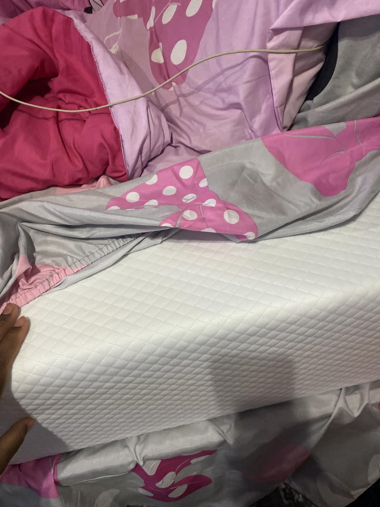 FDW | 10 Inch Queen Mattress | Medium Firm | Gel Memory Foam | White customer photo 1