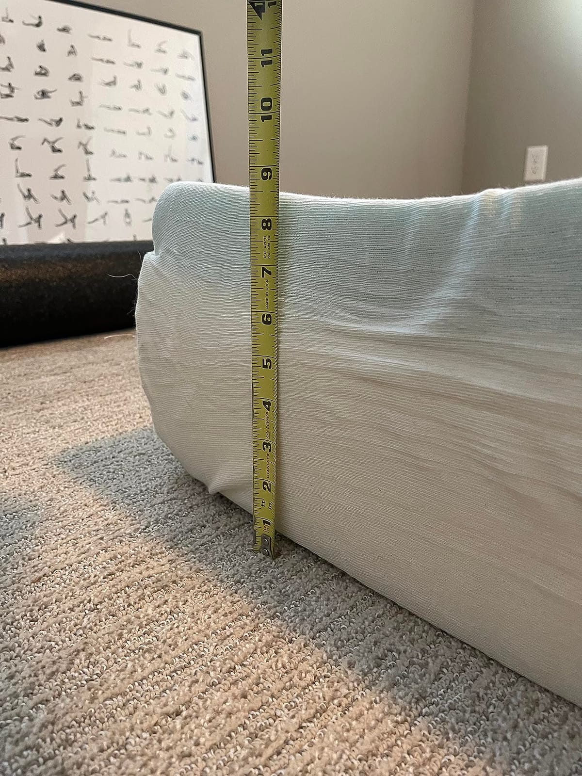 FDW | 10 Inch Queen Mattress | Medium Firm | Gel Memory Foam | White customer photo 2