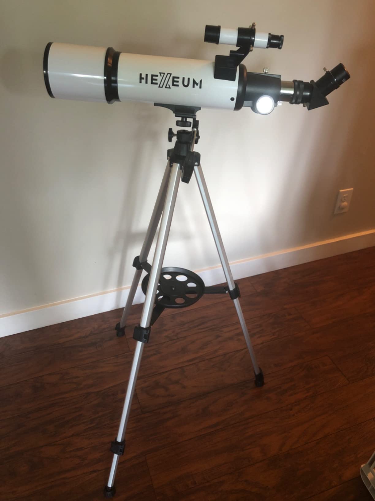 Koolpte Telescope for Adults & Beginner Astronomers - 80mm Aperture 600mm Fully Multi-Coated High Transmission Coatings with AZ Mount Tripod Phone Adapter, Carrying Bag, Wireless Control. customer photo 2