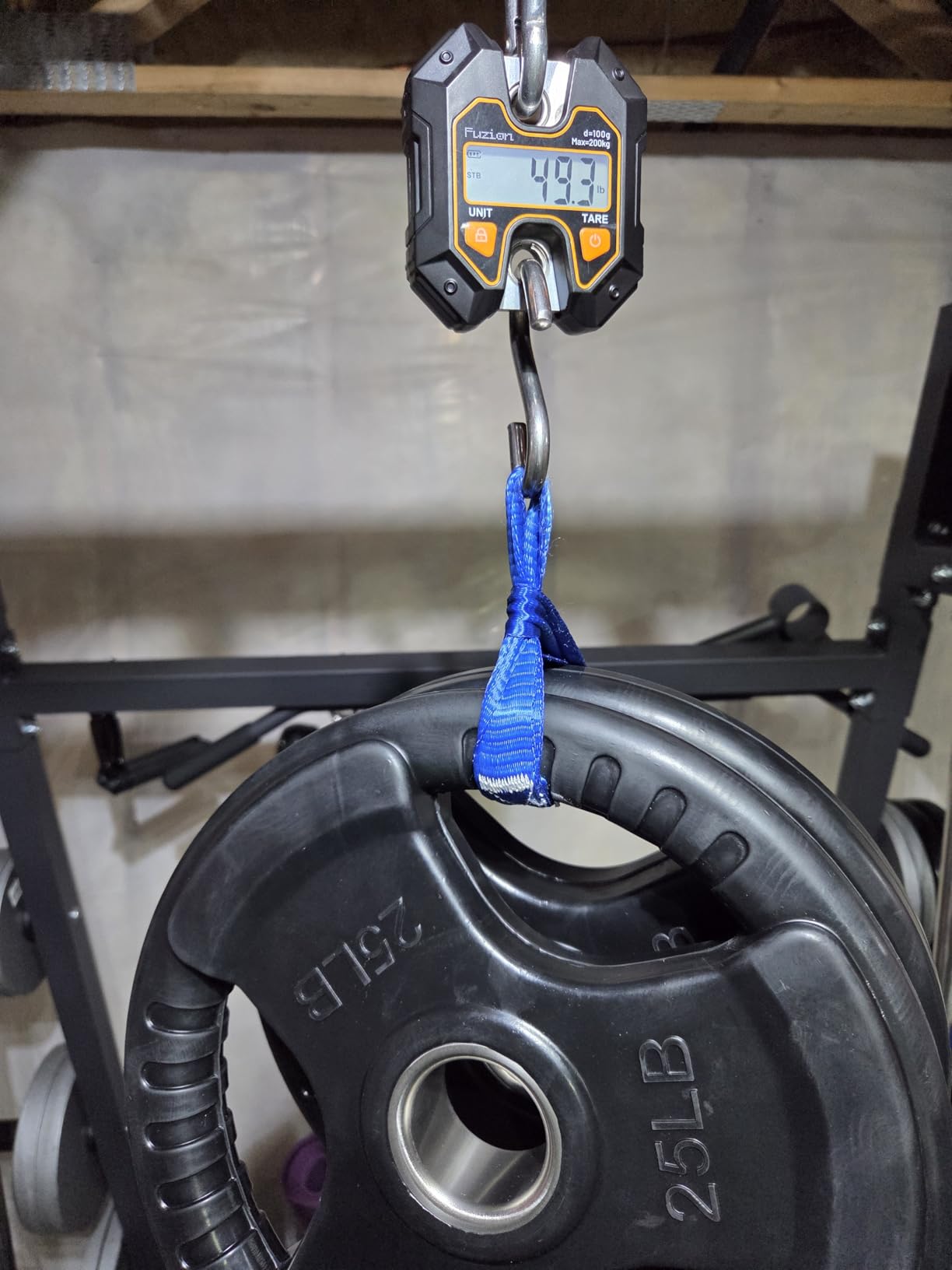 RitFit Olympic Rubber Grip Weight Plates, 2-Inch Barbell Set customer photo 2