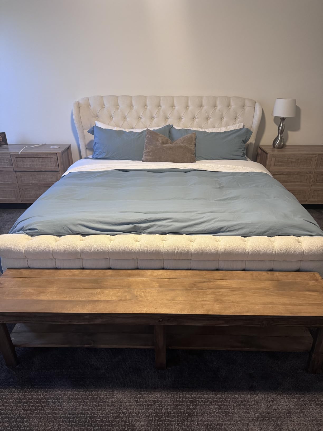 Bedsure Prewashed Duvet Cover King, Cotton-Like Soft Bedding Set, Linen customer photo 2