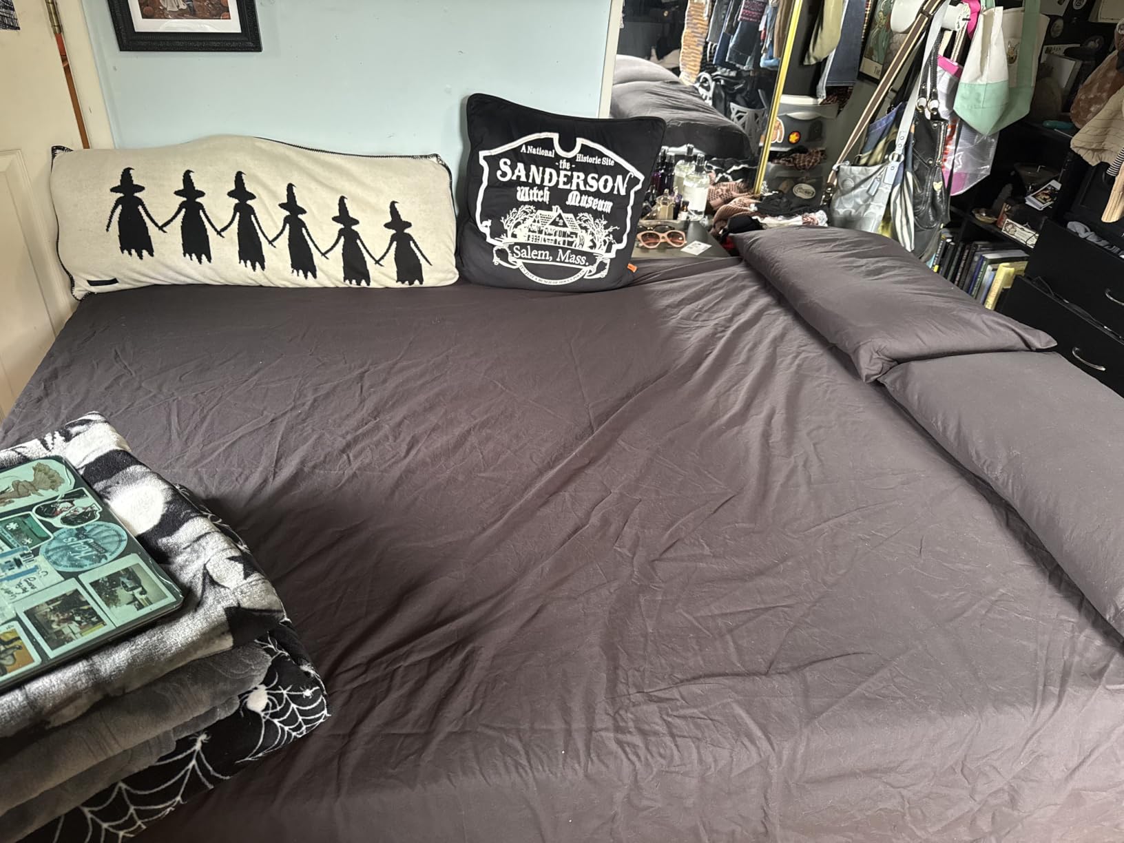 Comfort Spaces 100% Cotton Percale Sheets Queen Size 4 Pcs, Adelia Gray customer photo 1