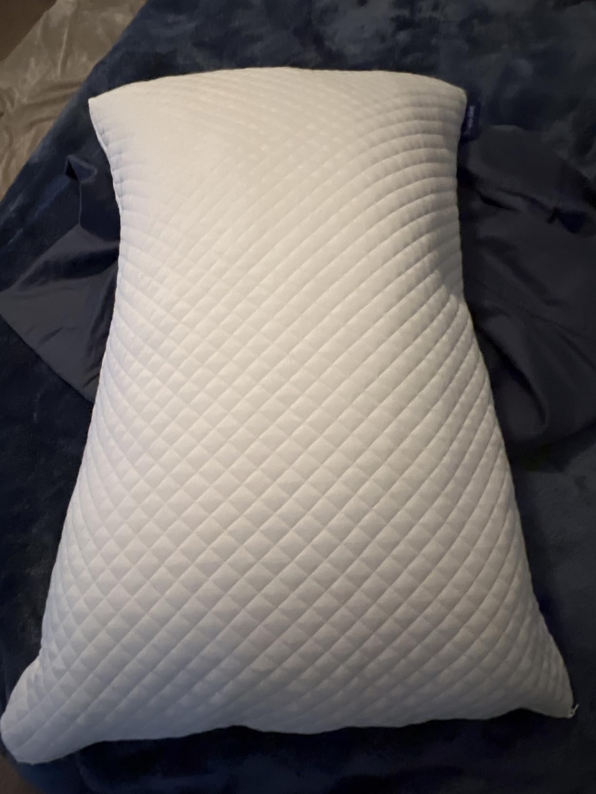 DreamyBlue Signature Adjustable Shredded Memory Foam Pillow Queen customer photo 1