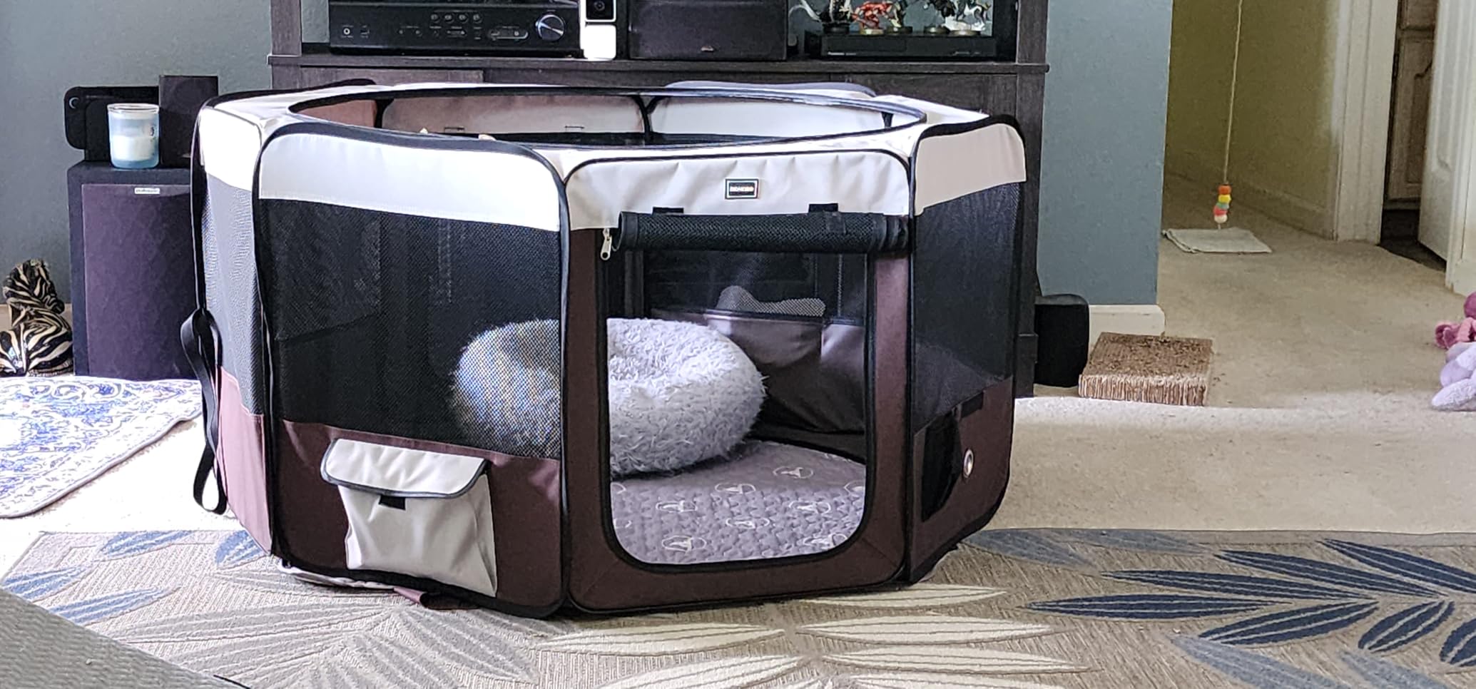 DONORO Dog Playpen 55