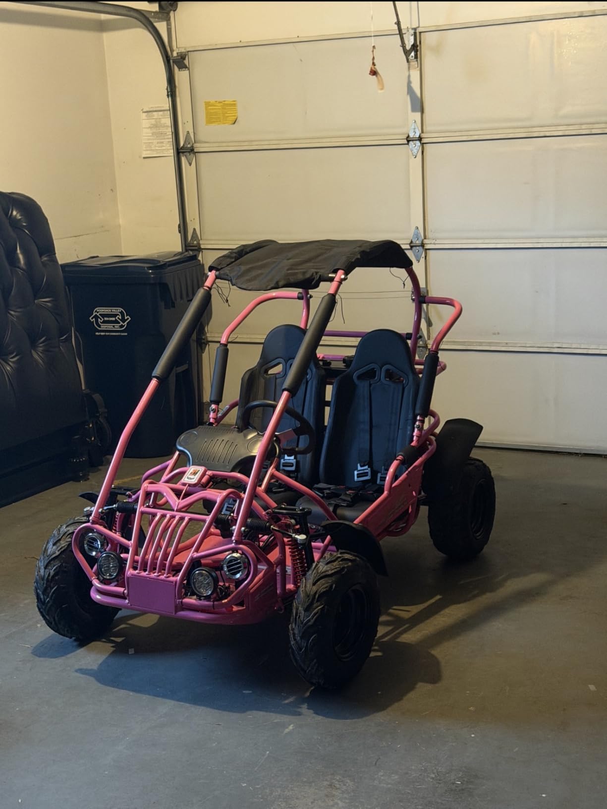 TRAILMASTER Mid XRX/R - Deluxe Go Kart Buggy with Reverse, Full roll cage and Safety Harness, Ages 10 and up, 196 CC Electric Start. (Red) customer photo 1