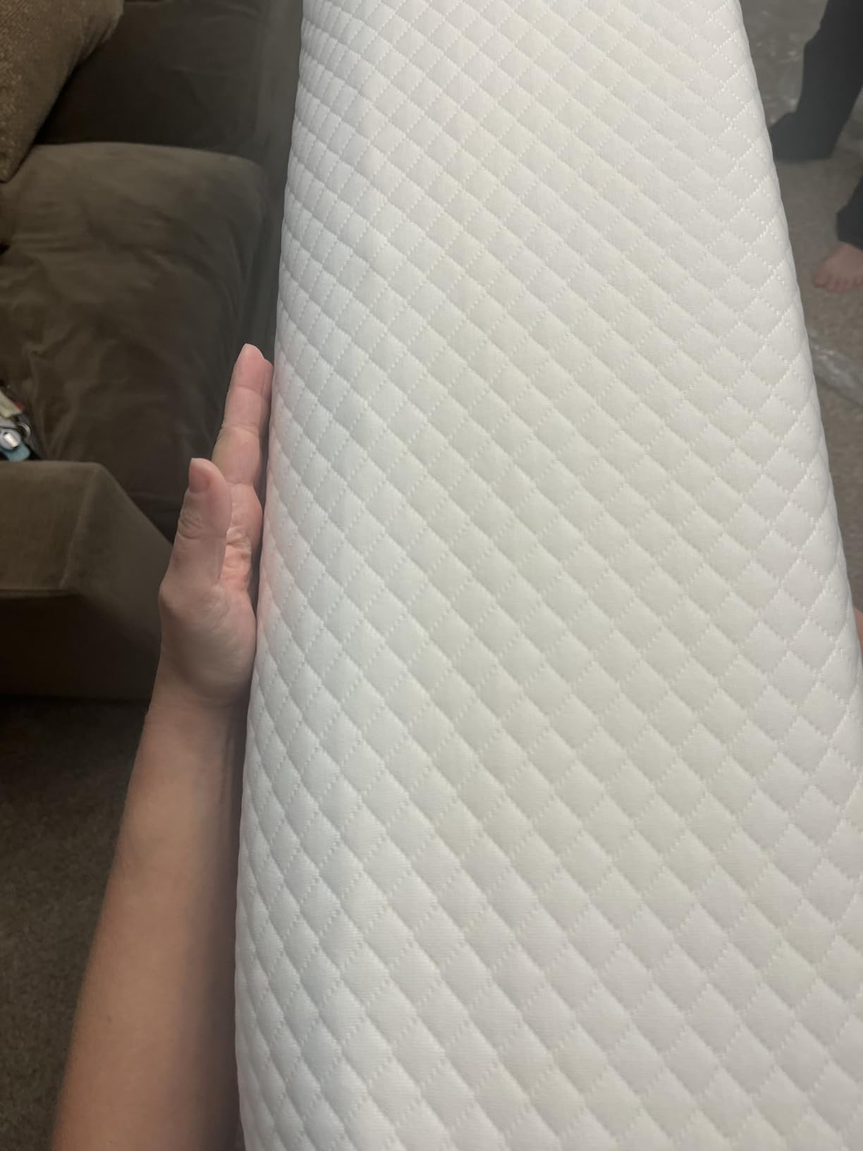 FDW | 10 Inch Full Mattress | Medium Firm | Gel Memory Foam | White customer photo 2