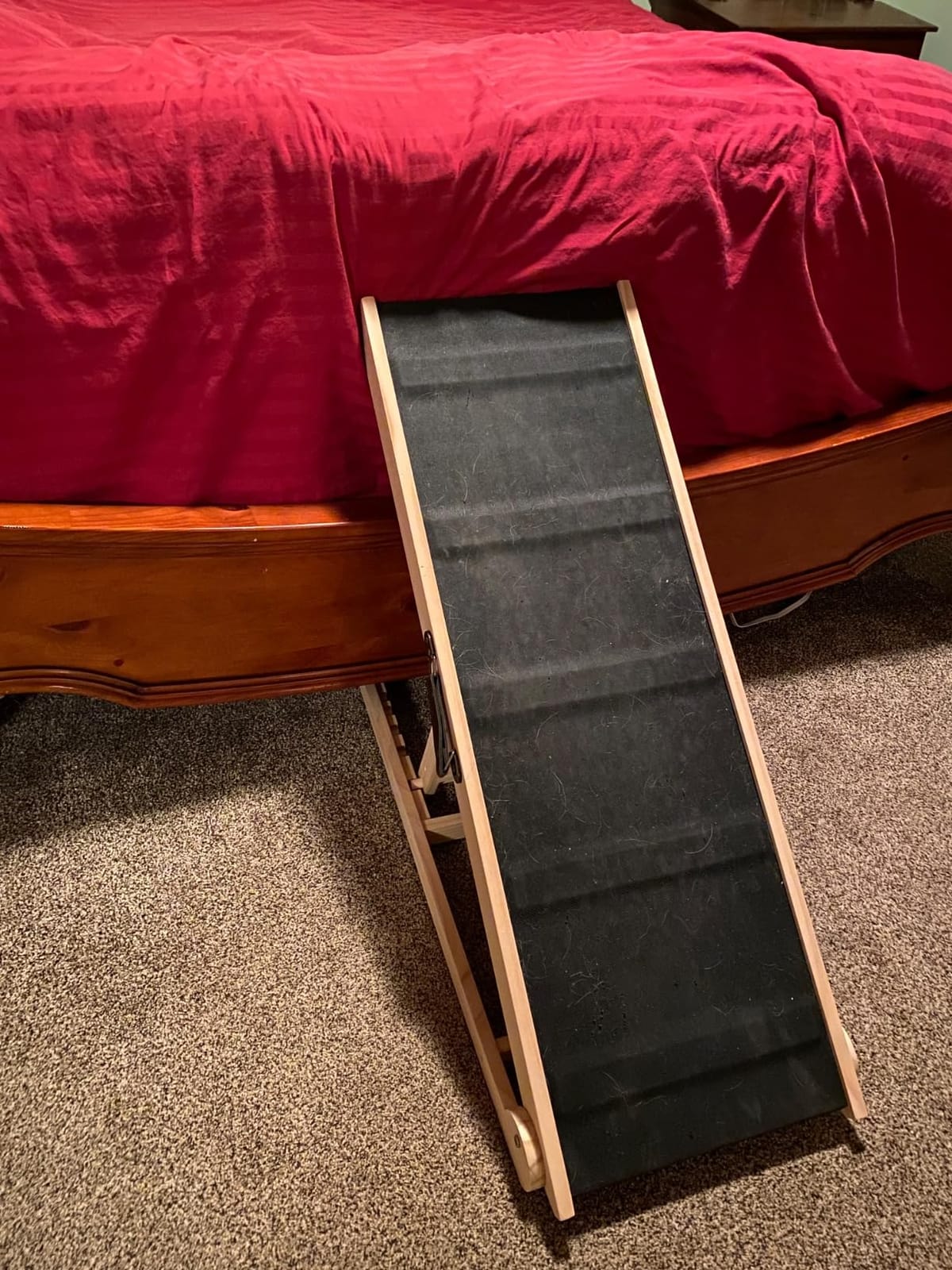 Woohoo Dog Ramp for Couch & Bed, Adjustable Wooden Ramp for Dogs customer photo 2