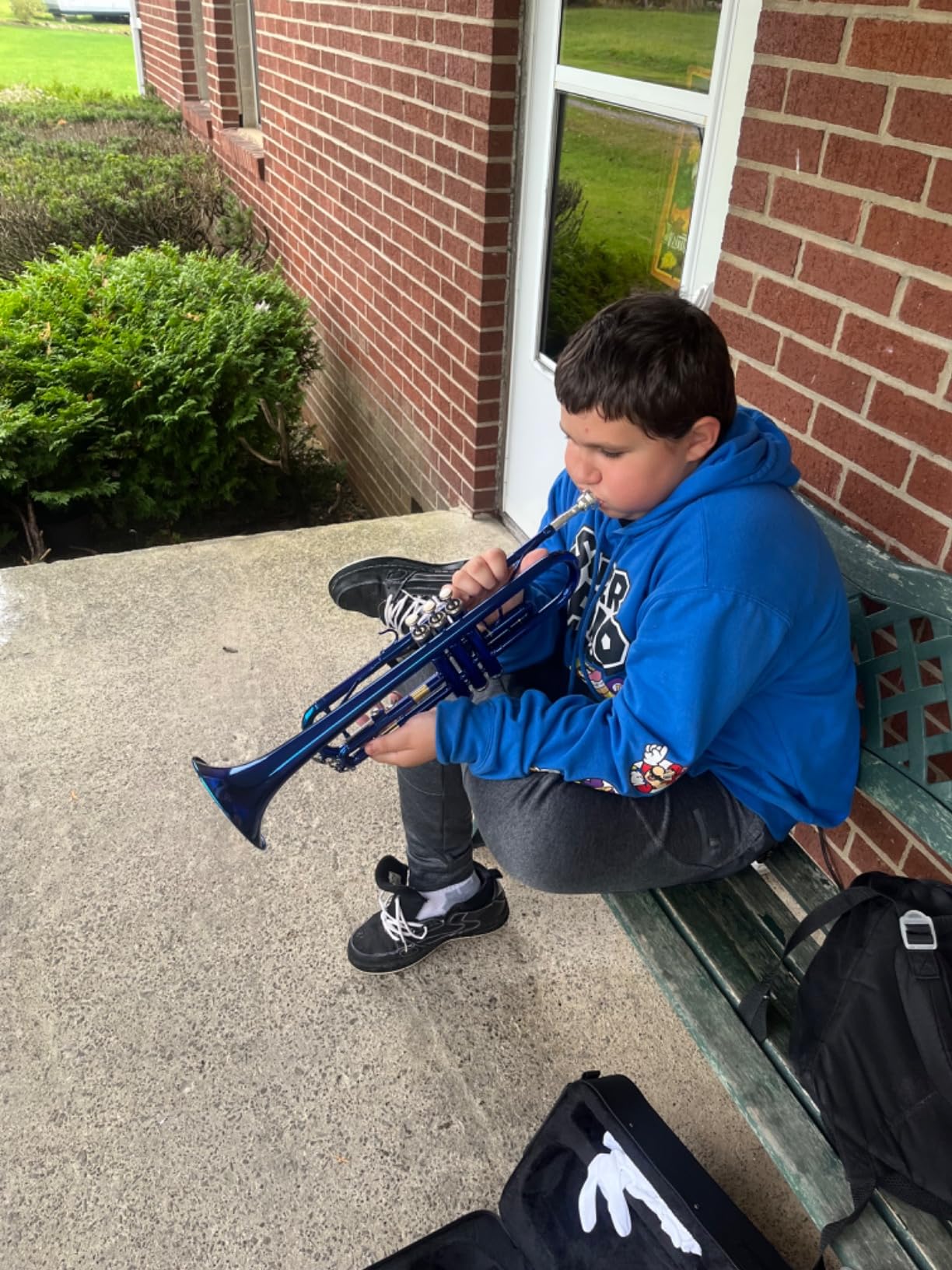 Ktaxon Bb Standard Trumpet for Beginners, Student Trumpet Trompeta Set customer photo 1