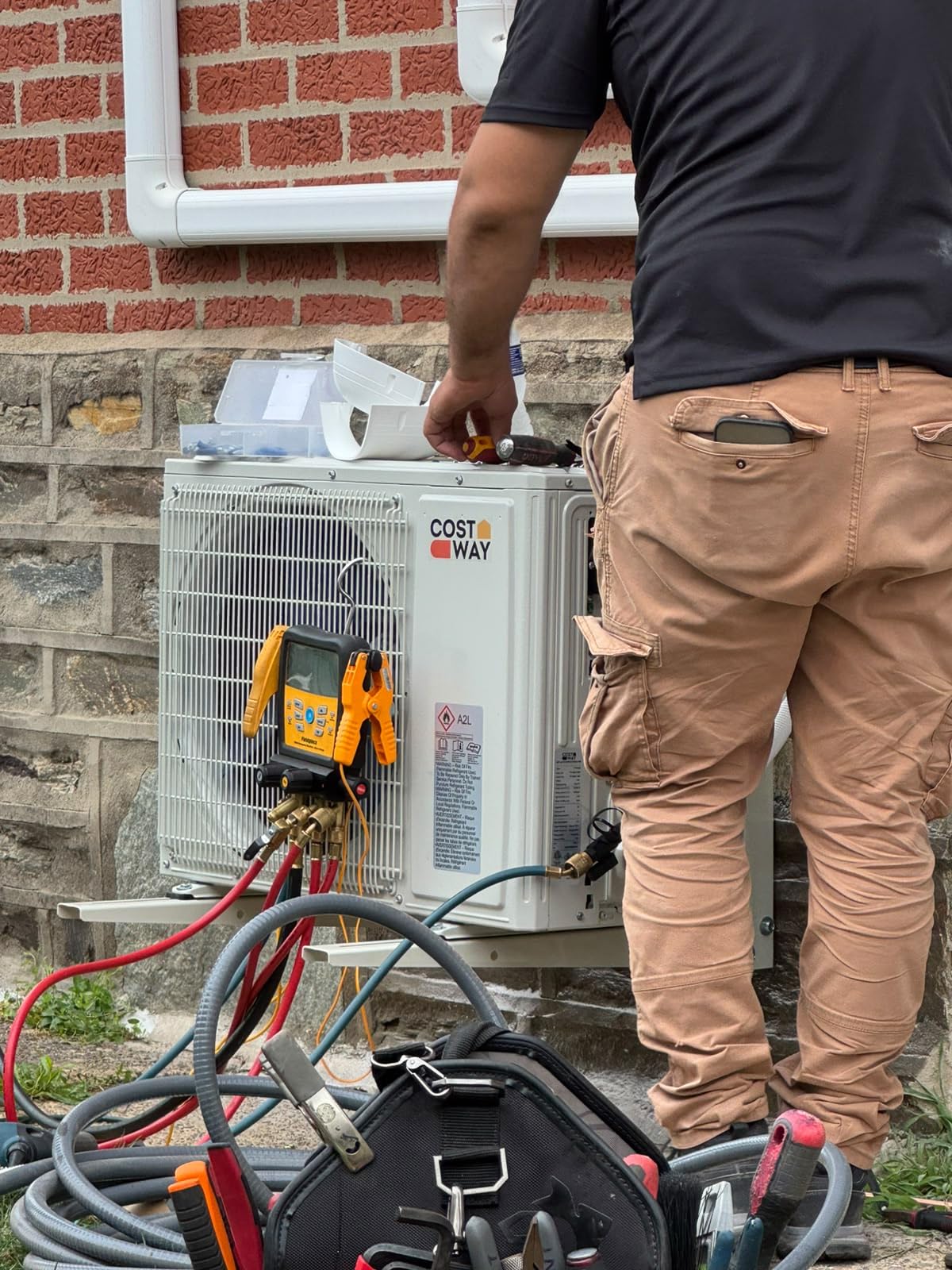 COSTWAY 18000BTU Mini Split Air Conditioner& Heater customer photo 2