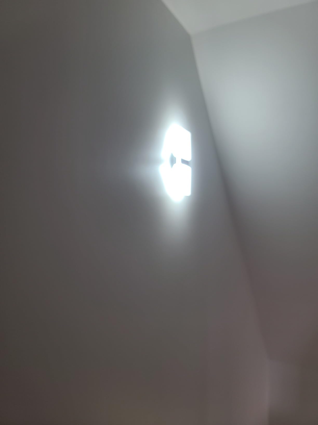 KICAAO Modern Wall Sconces Set of Two, Led Wall Light 10w, 6000k White Light Up Downlight, Hardwired Acrylic Wall Light Lighting, Suitable for Living Room Corridor Bedside (Cool White 6000K 2Pack) customer photo 2