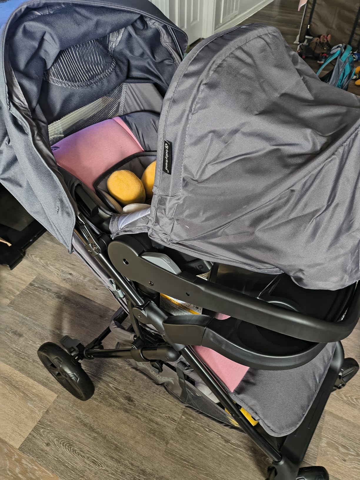 Baby Trend Passport® Cargo Stroller Travel System with EZ-Lift™ Plus Infant Car Seat, Grey Bamboo customer photo 2