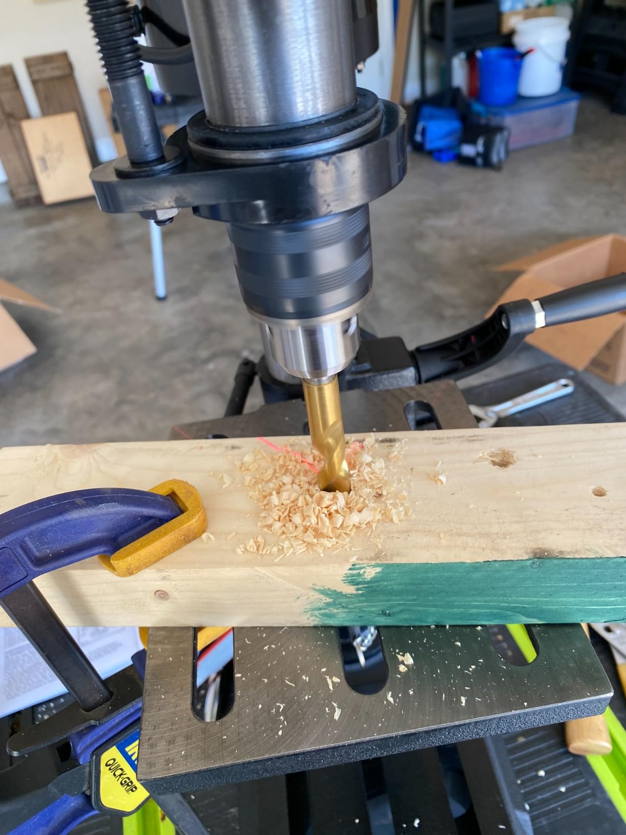 BUCKTOOL 10-Inch Drill Press 6.2 Amp 3/4 HP Bench Drill Press customer photo 2
