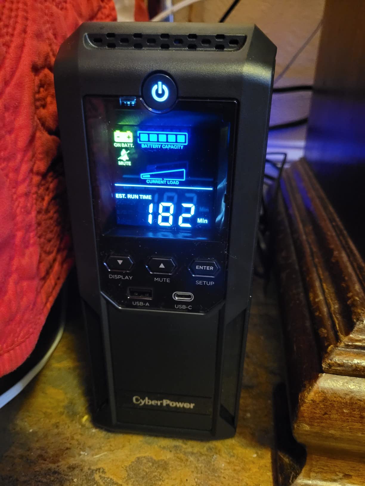 CyberPower CP1500AVRLCD3 Intelligent LCD UPS Battery Backup customer photo 1