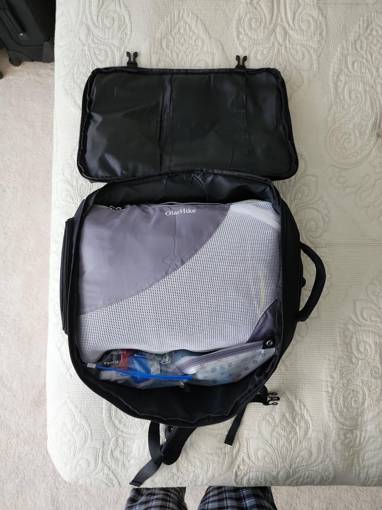Carry On Backpack TSA Flight Approved, 50L Big Travel Backpack for Men customer photo 1