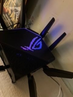 ASUS ROG Rapture GT-AX11000 Pro Tri-Band WiFi 6 Extendable Gaming Router, 10G & 2.5G Ports, ASUS RangeBoost Plus, Triple-Level Game Acceleration, Subscription-Free Network Security, AiMesh Compatible customer photo 1