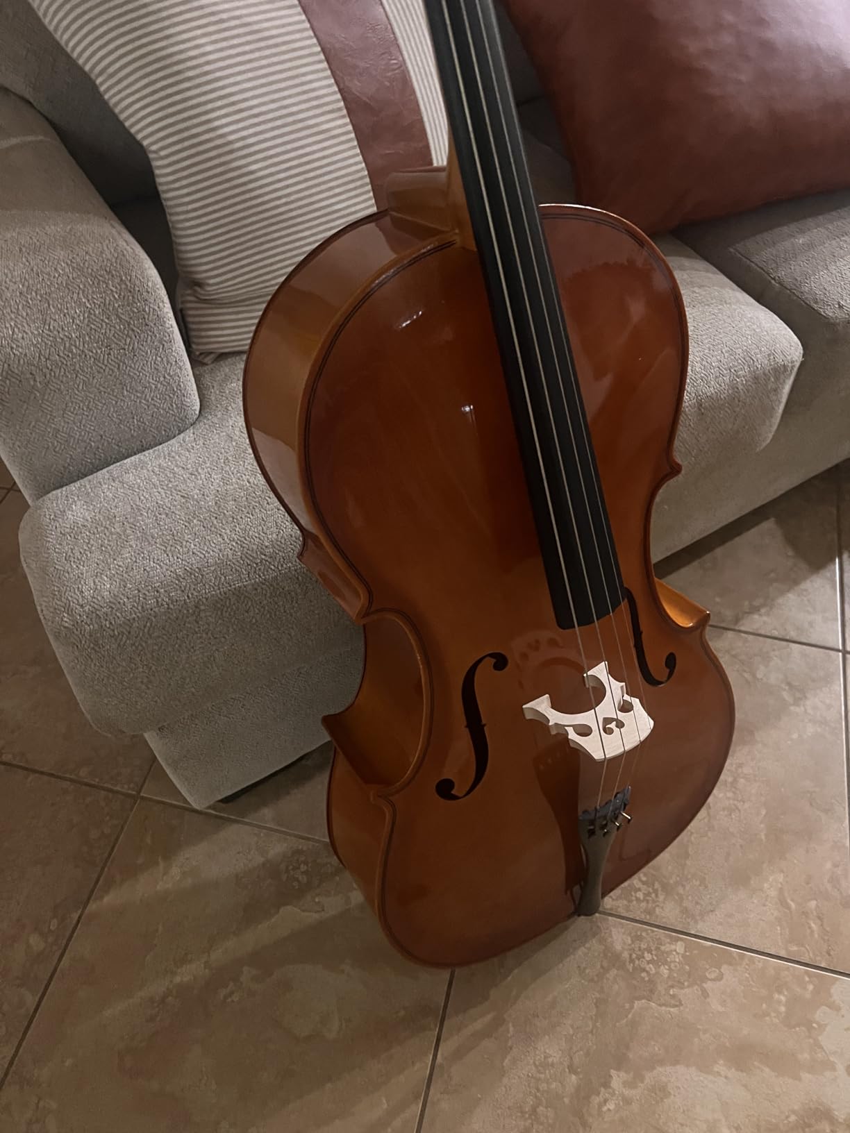 Ktaxon Full-Size Cello, Beginner Cello 4/4, Acoustic Cello Kit customer photo 2