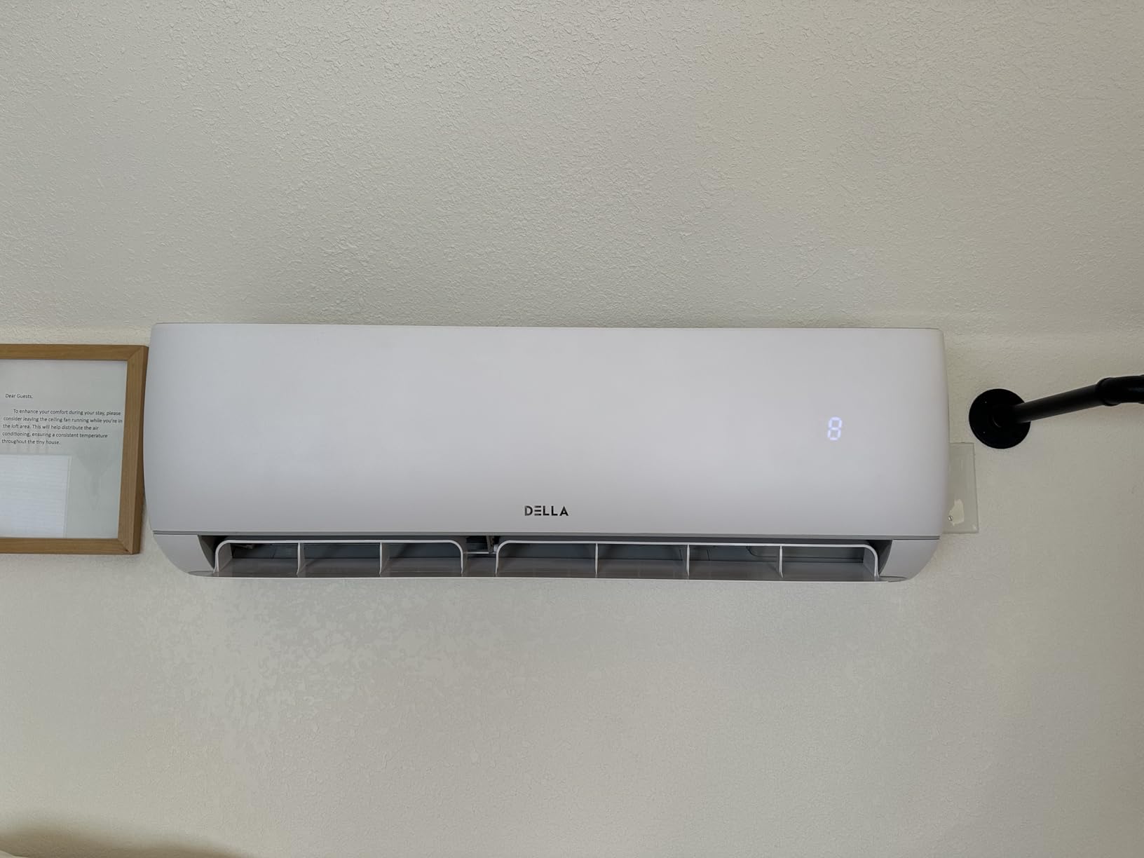 DELLA Motto Series 18000 BTU 19 SEER2 230V Mini Split AC, Cools Up to 1000 Sq.Ft, Works with Alexa and Wifi, Ductless Inverter System Air Conditioner, Pre-Charged Heat Pump and 16.4ft Kits customer photo 2
