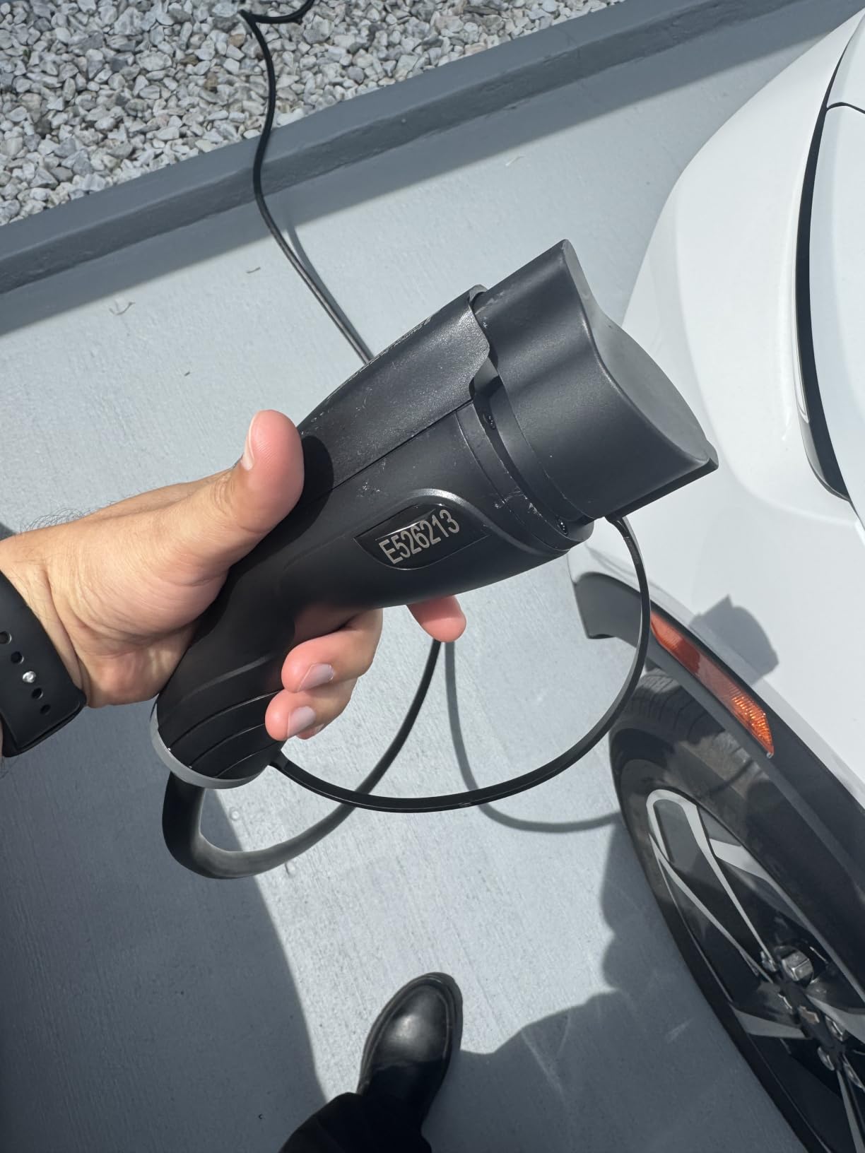 AIMILER Level 2 Tesla Charger(WiFi APP), 32A, 25ft Cable ETL Certified, 220V-240V NEMA 14-50P Plug EVSE w/Nacs Connector, Portable/Home Electric Car(EV) Charger for Tesla Model X/Y/3/S or Nacs EVs customer photo 2