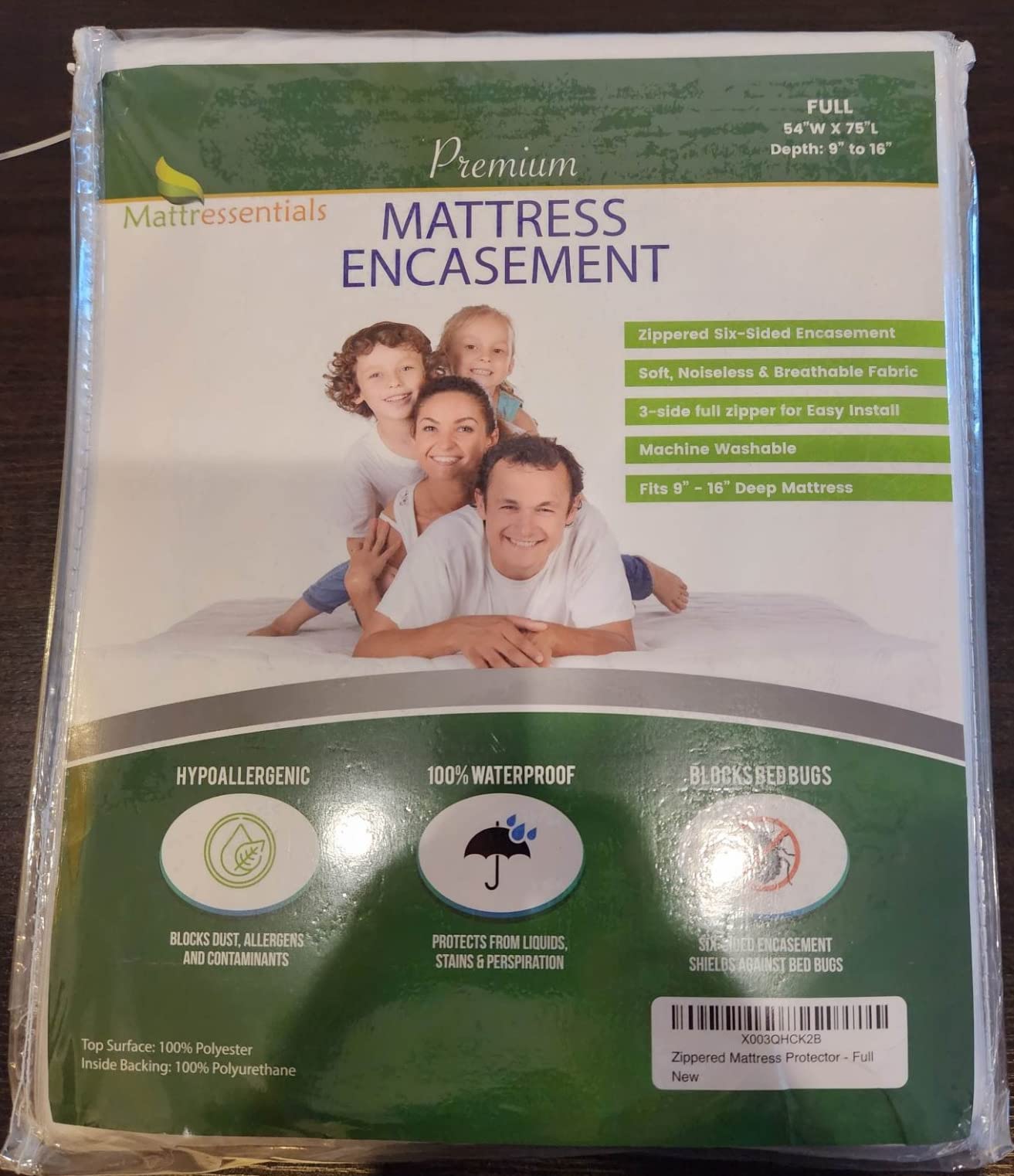 Zippered Queen Mattress Protector (14