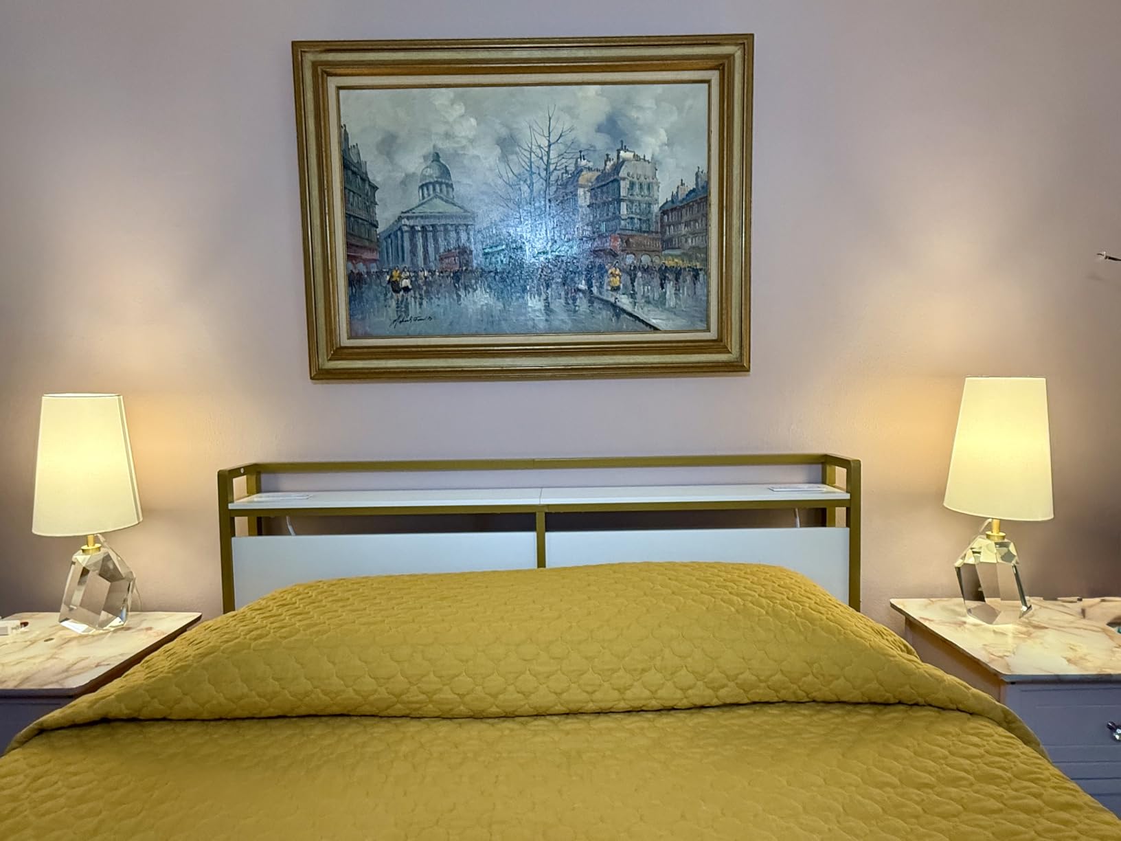 HOOBRO Headboard Queen Size, Headboard with 2 Outlets and 4 USB Ports, Adjustable Height, Storage Rack, Sturdy and Stable, Easy Assembly, Rustic Brown and Black customer photo 1