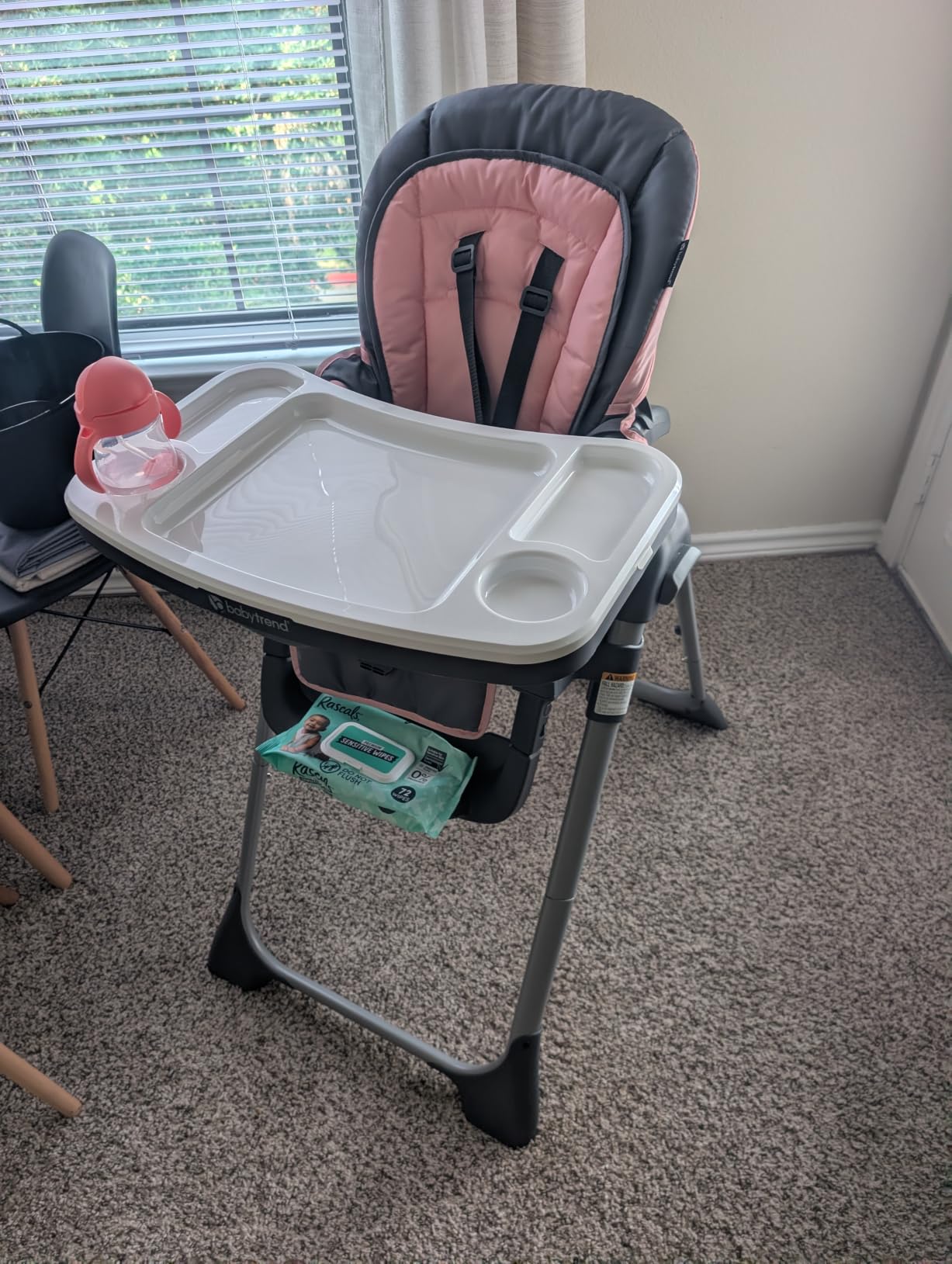 Baby Trend Sit Right 2.0 3-in-1 High Chair, Cozy Pink customer photo 1