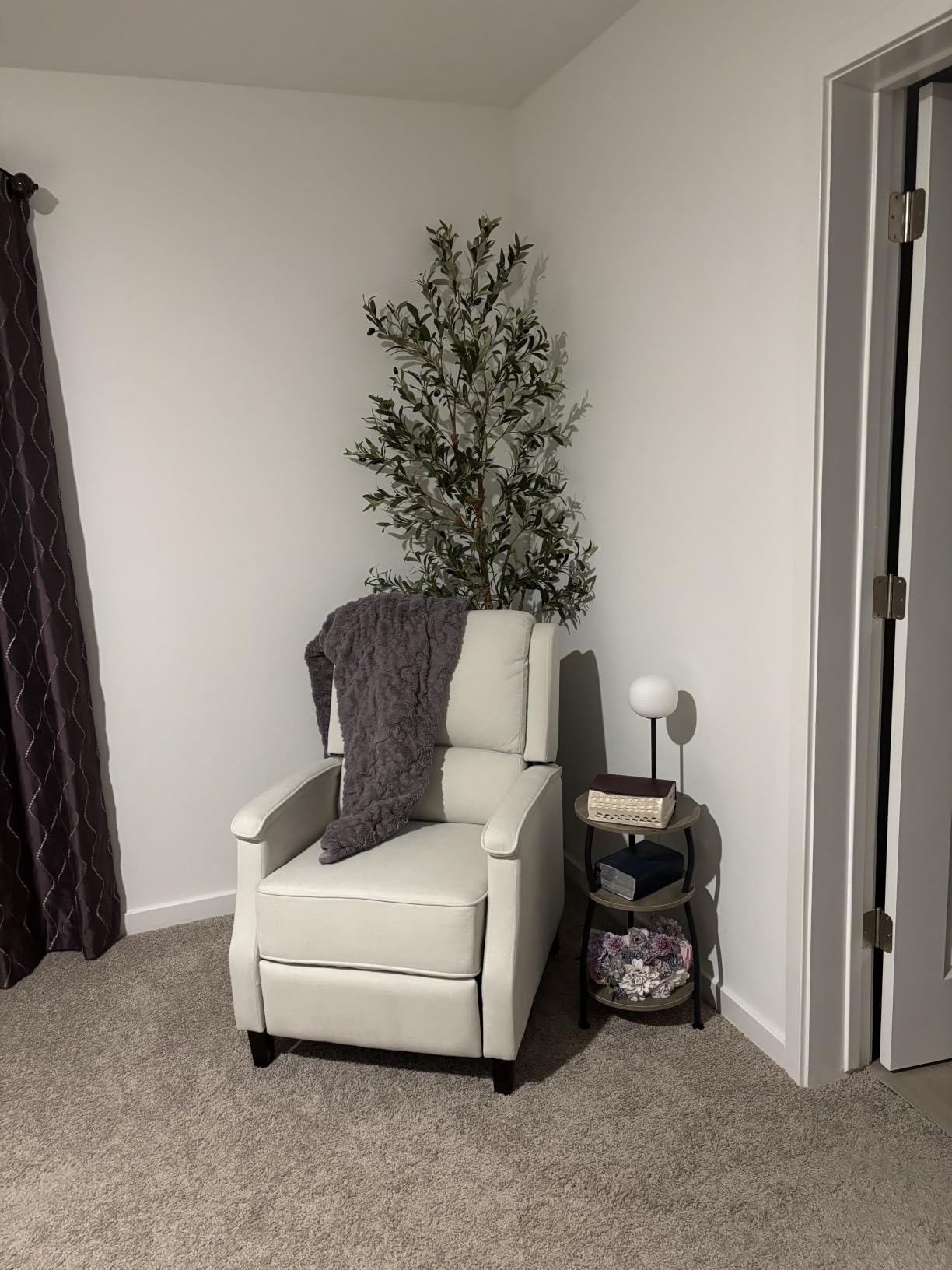Bellacat Faux Olive Tree with Natural Wood Trunk, 6ft, 1Pack customer photo 1