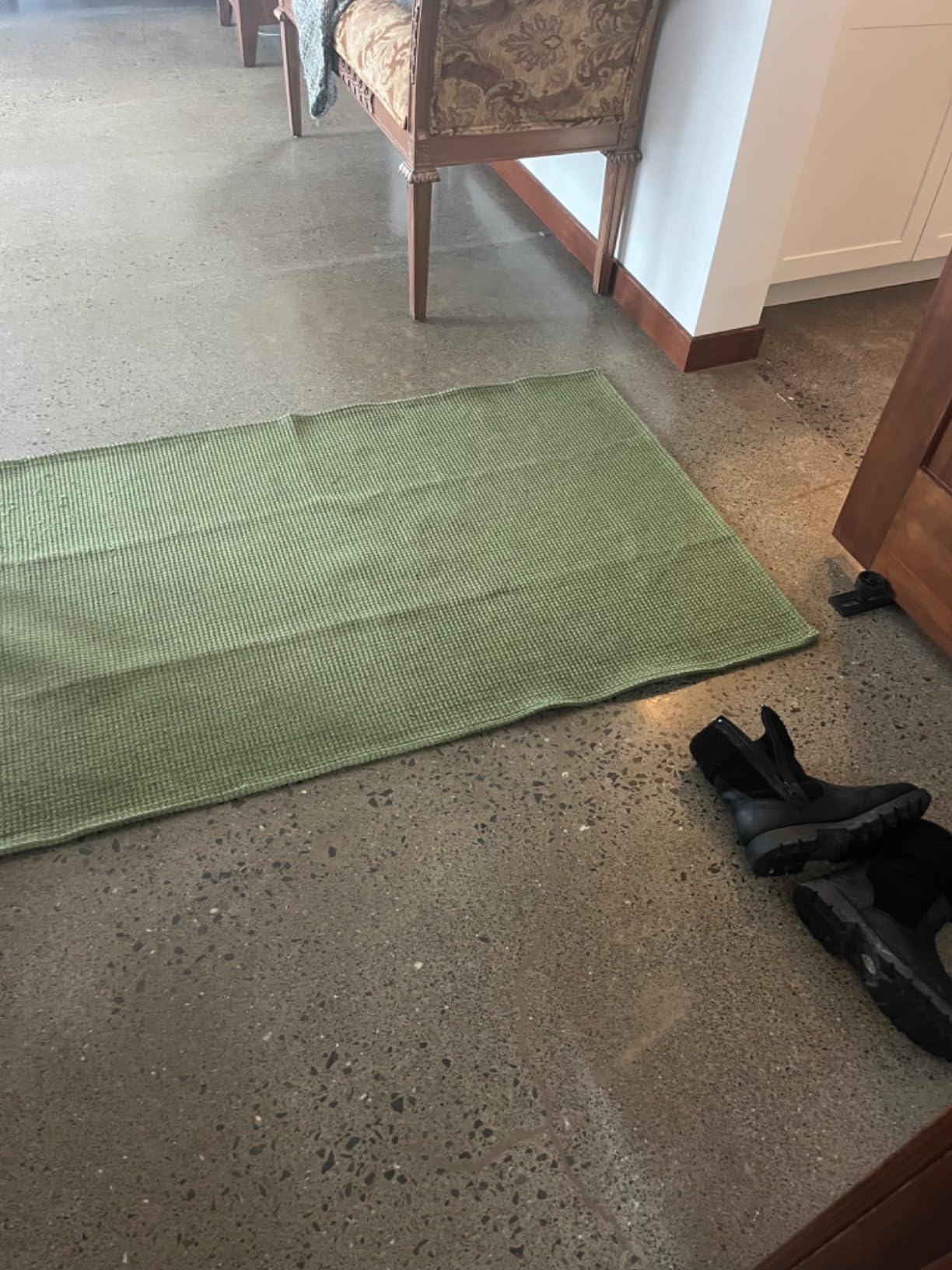 KOZYFLY Boho Runners for Hallways 2x6 ft Washable Kitchen Runner Non Slip Rubber Backed Hall Runners Cotton Entryway Runner Rugs for Indoor Backdoor Bedroom Kitchen, Orange Beige/Tan/Brown customer photo 1