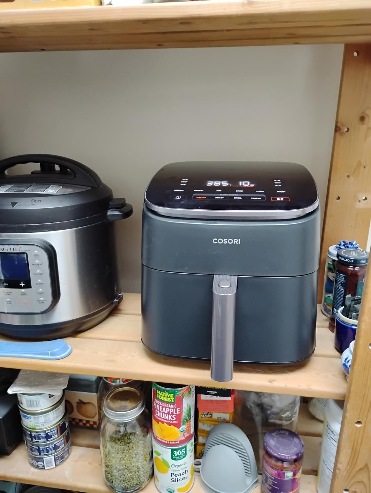 Cosori TurboBlaze Air Fryer, 9-in-1, 6 Qt, PFAS-Free Ceramic Coating | 90°–450°F, 5 Level Fan Speeds, 9 in 1 Air Fry, Roast, Bake, Broil, Dry, Frozen, Proof, Reheat, Keep Warm, Safety lock, 1725W customer photo 1