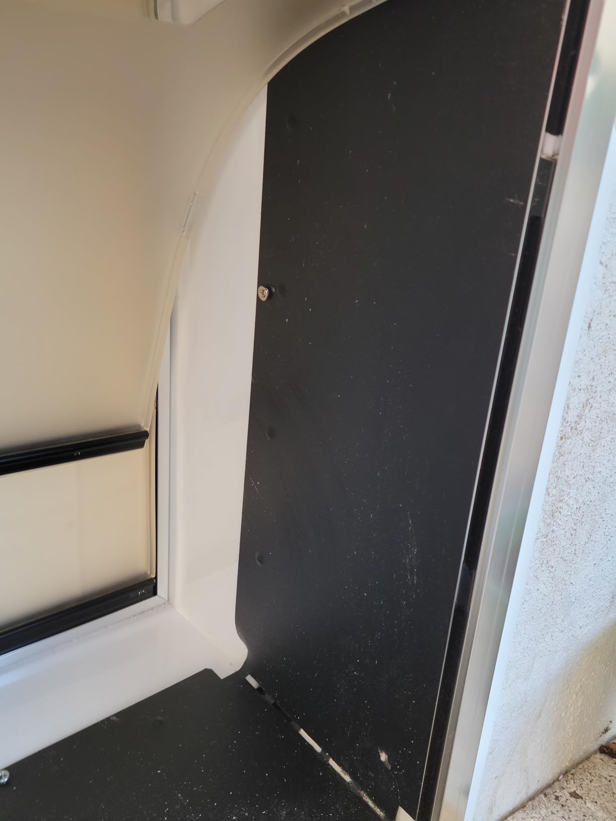 Large Dog Door for Wall, Weatherproof Steel Pet Entry Door customer photo 2