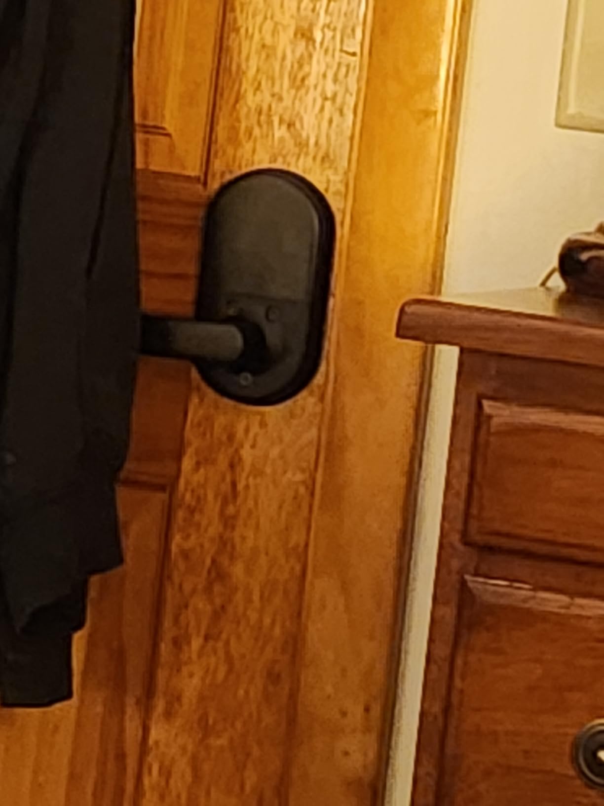 Smart Door Handle Lock with Keypad, Yamiry Fingerprint Knob for Front Door customer photo 2