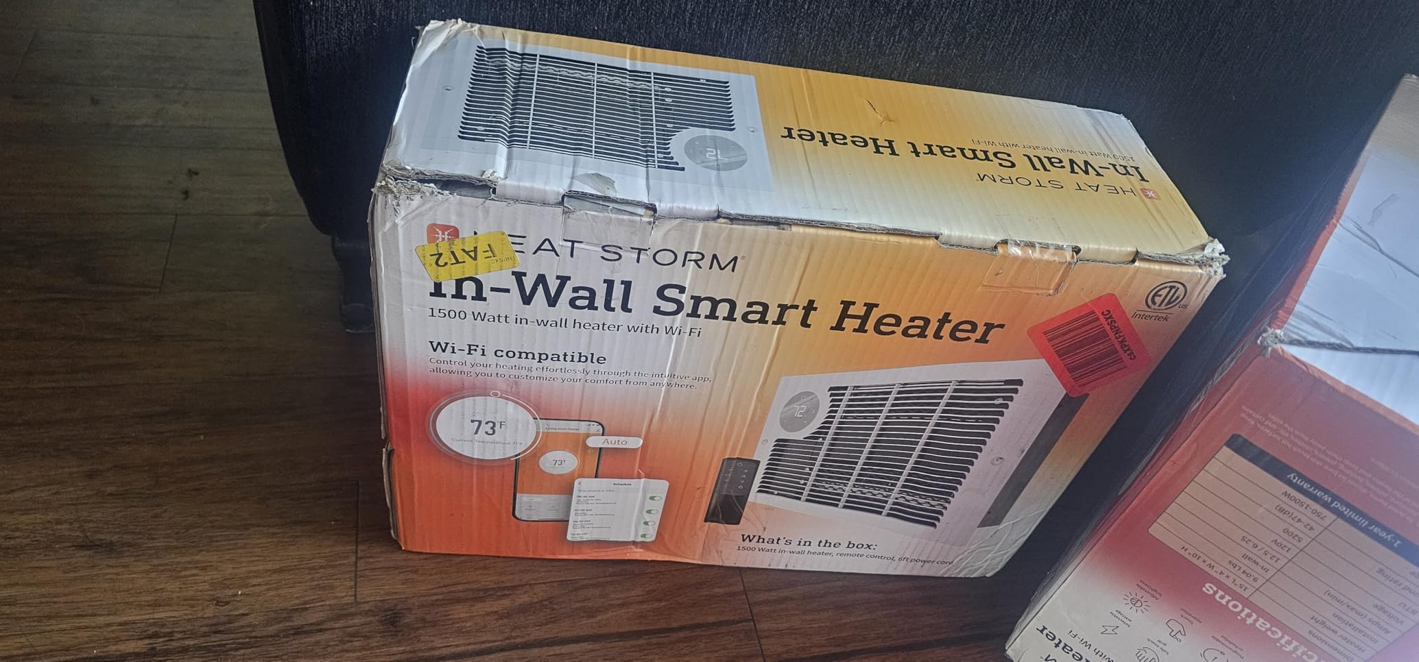 Heat Storm 1500 Watt Electric In-Wall Heater with WIFI customer photo 1