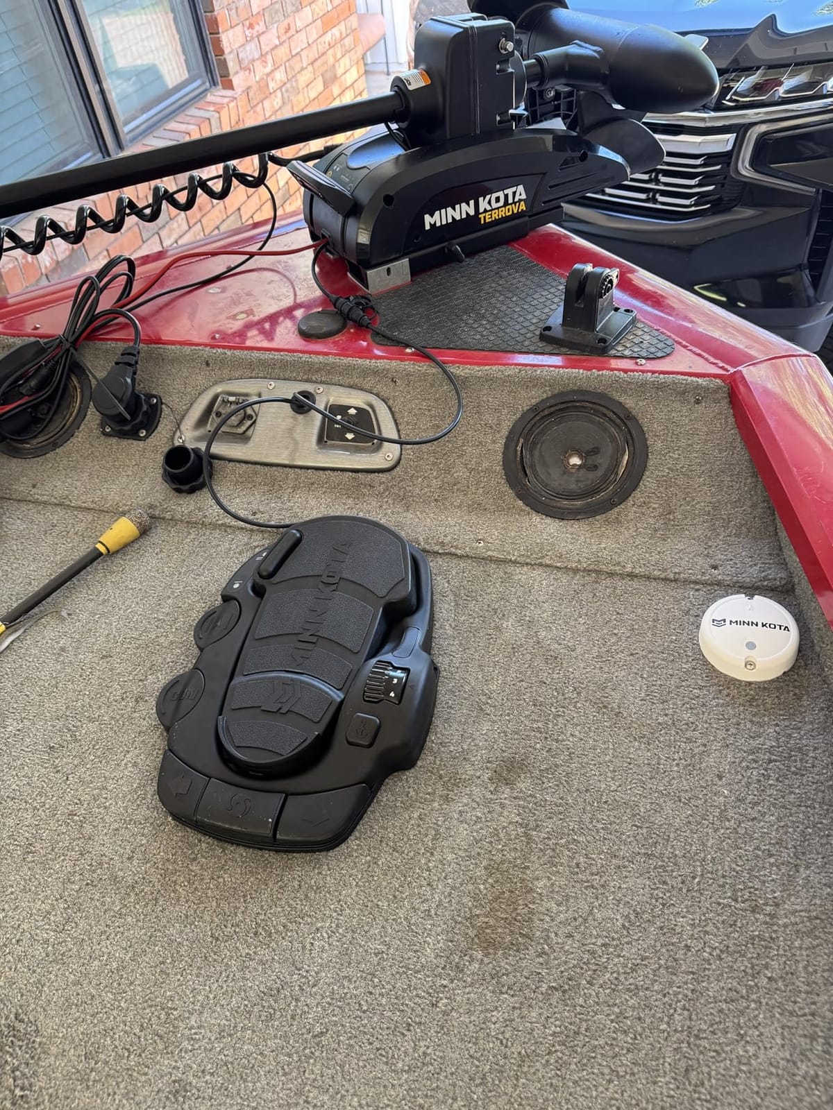 Minn Kota Terrova Bow-Mount Electric Trolling Motor with GPS, Spot-Lock, Dual Spectrum CHIRP Sonar – 55 Lb. Thrust, 45 In. Shaft, Freshwater customer photo 1