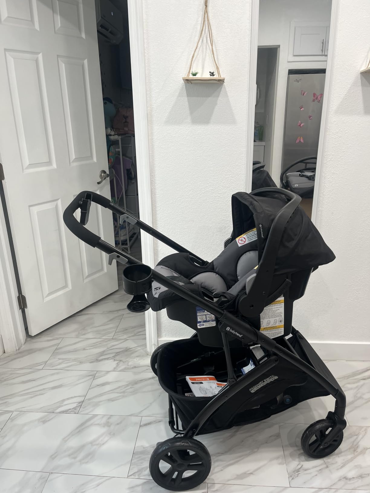 Baby Trend Passport® Switch 6-in-1 Modular Stroller Travel System with EZ-Lift™ Plus Infant Car Seat, Dash Black customer photo 1