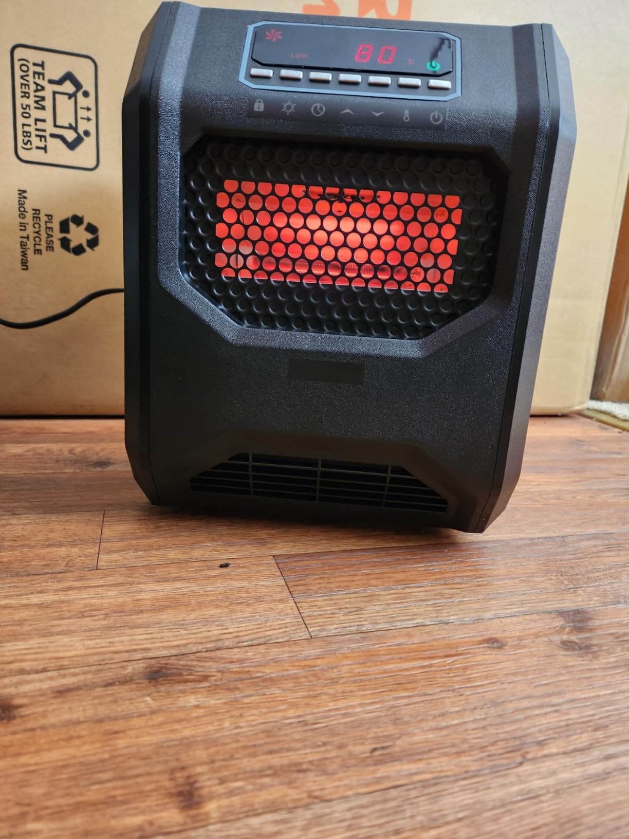 Space Heater 1500W Infrared Heater for Indoor Use WEWARM customer photo 2