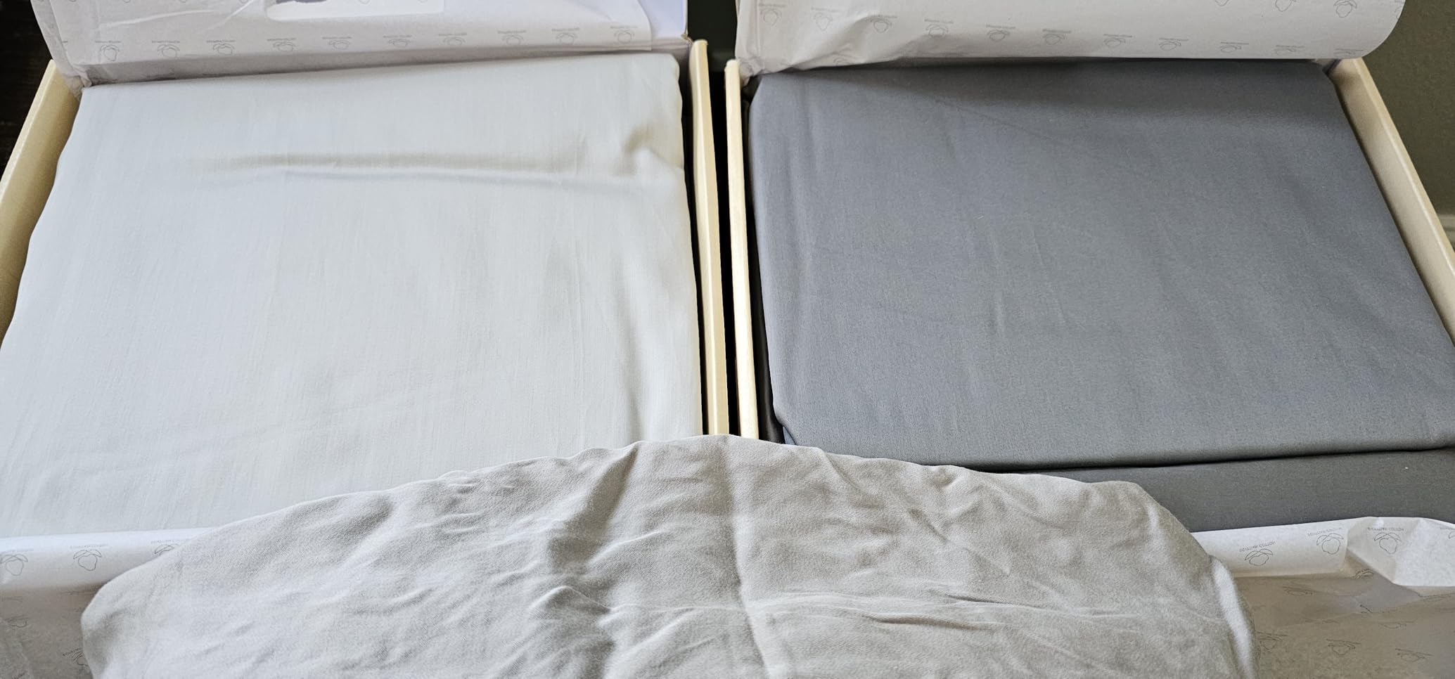 California Design Den Certified 100% Egyptian Cotton Queen Sheets, White customer photo 2