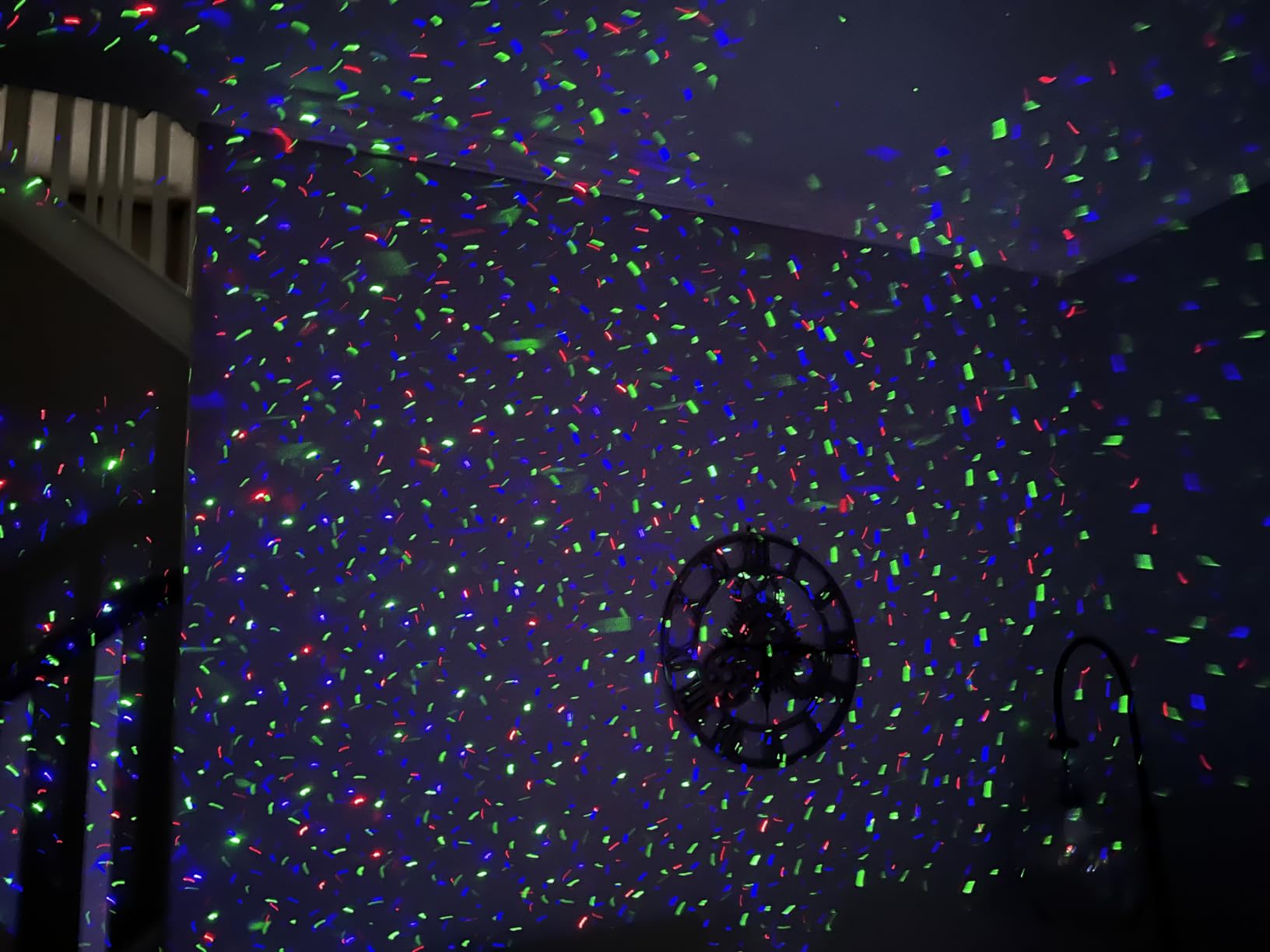 Laser Christmas Projector Lights Outdoor, Waterproof Christmas Decorations Moving Stars Light Show, Remote Control Timer, Holiday Projector Decorations for House, Yard & Garden customer photo 2