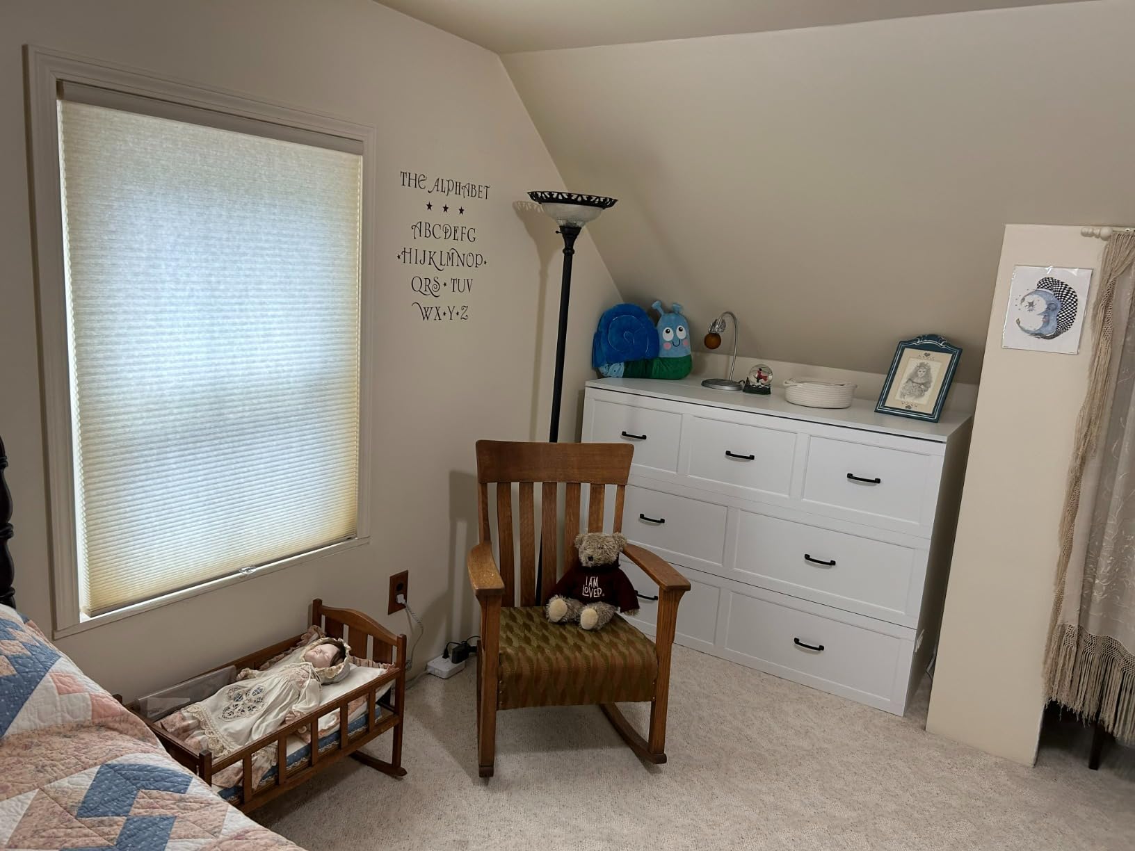 ECACAD Multi-Functional Murphy Cabinet Bed, Full Size Bed Frame Murphy Chest with Built-in Power Strip & 3 Drawers, Full Foldable Platform BedFrame, White customer photo 1