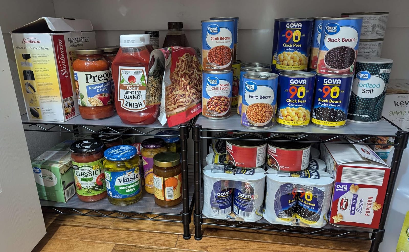 SINGAYE Metal Shelves Wire Shelving Storage Standing Adjustable Shelf Unit customer photo 1