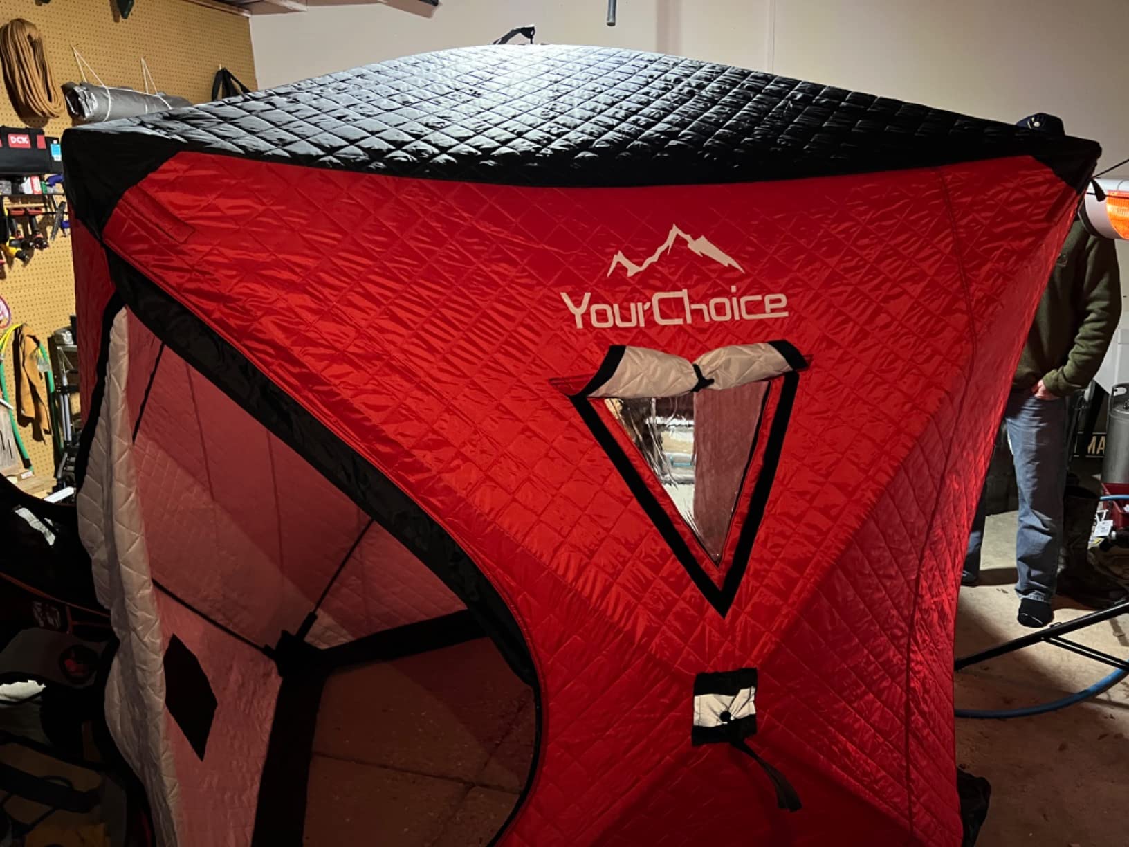 Your Choice Pop Up Ice Fishing Shelter 3-4 Person Insulated Tent customer photo 2