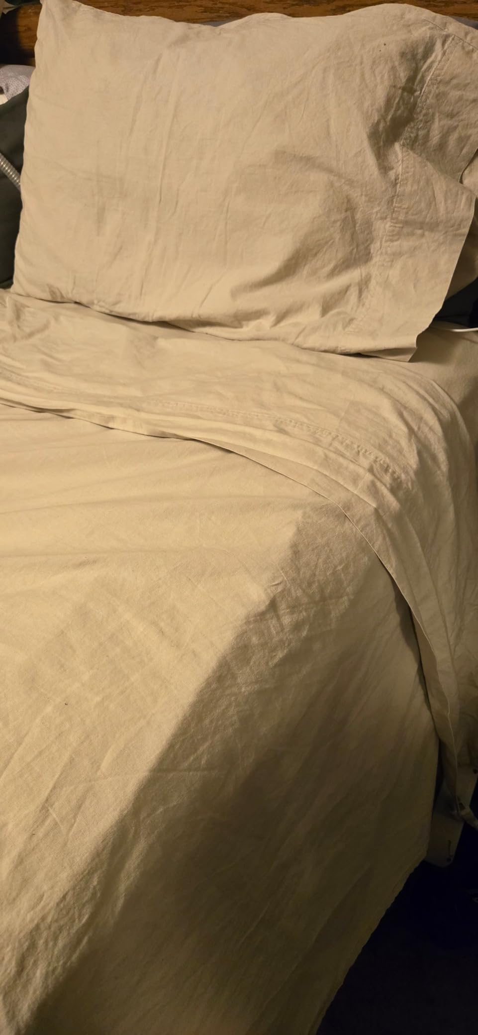 LBRO2M 100% French Pure Linen Sheet Set 4Pcs, 16
