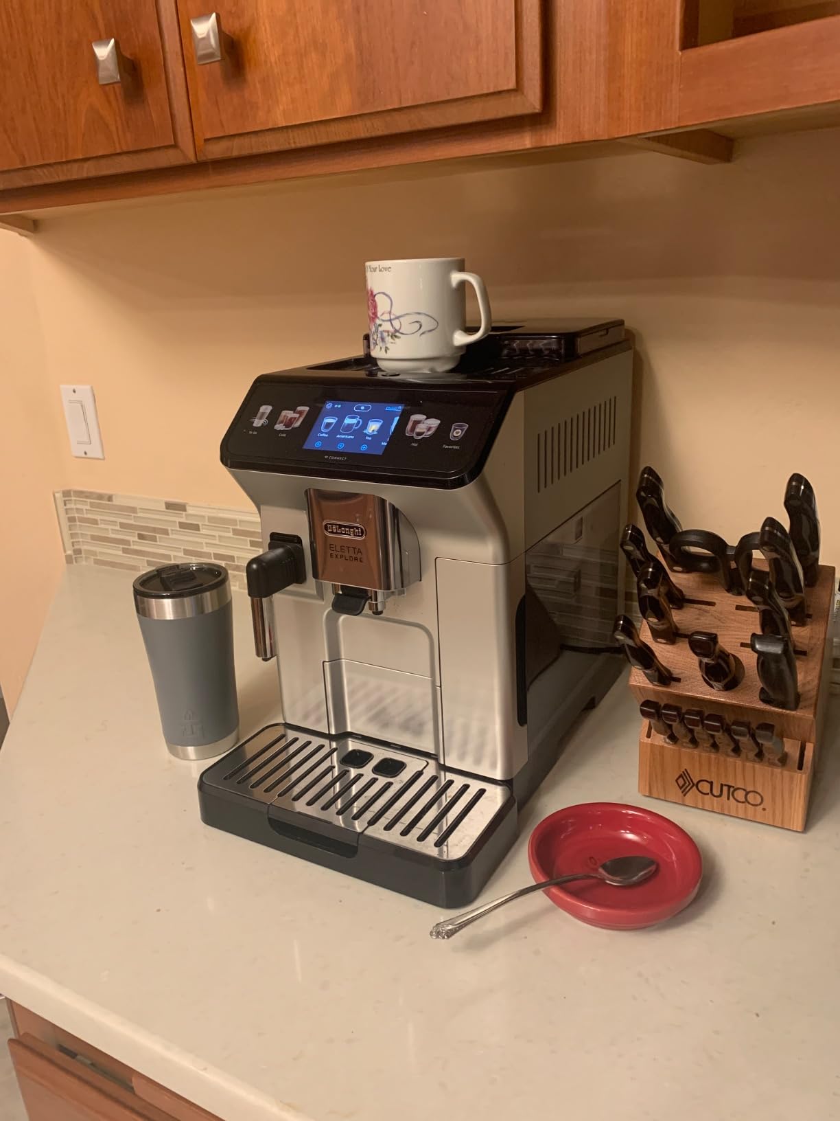 De'Longhi Eletta Explore Espresso Machine with Coffee Grinder, Milk Frother customer photo 1