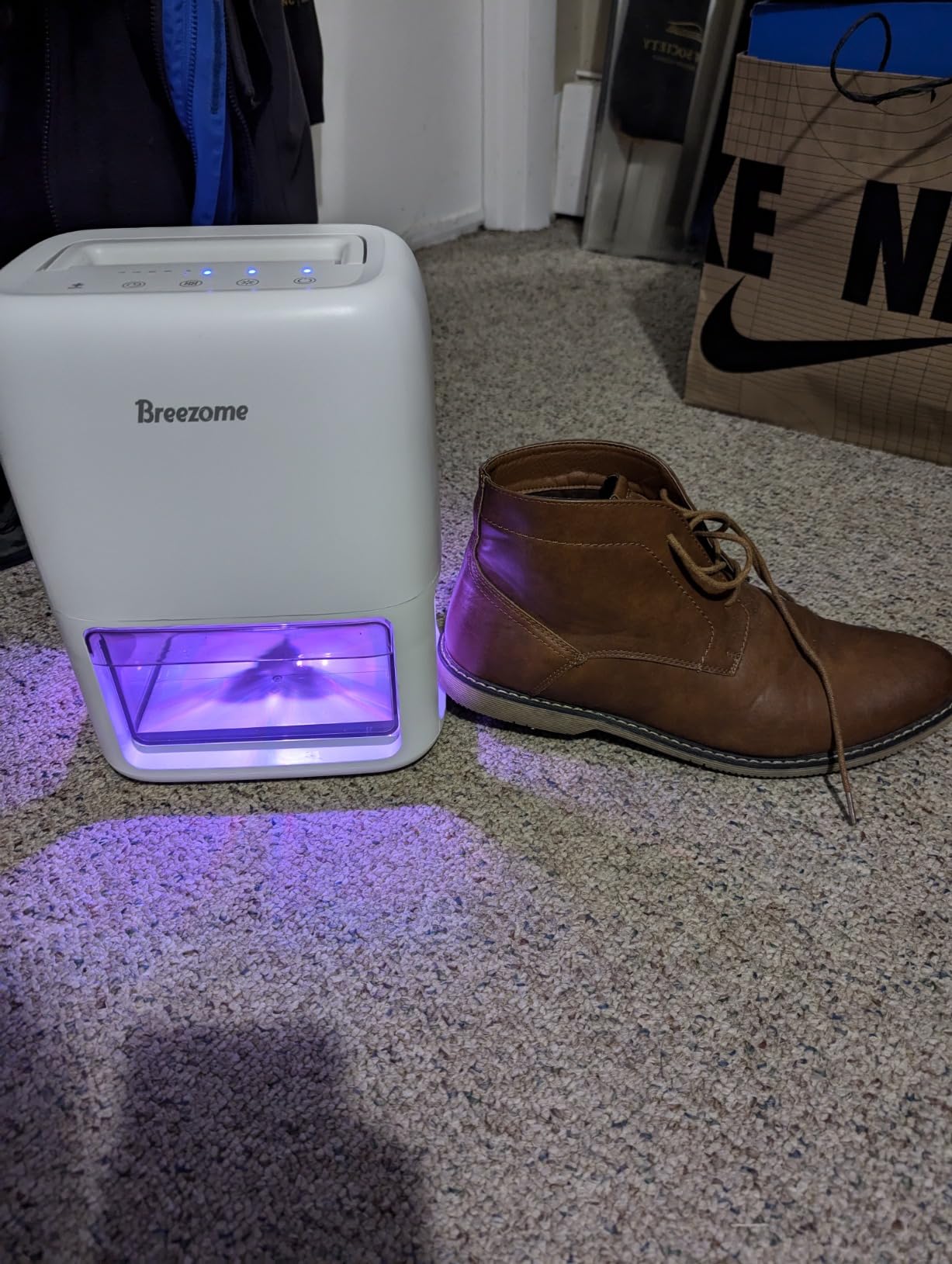 60 OZ Dehumidifiers for Home, Dual-Semiconductor Quiet Dehumidifier with Timer Sleep Mode Auto-Off 7 Colors Light Portable Small Dehumidifiers for Bathroom, Cloakroom, RV customer photo 2