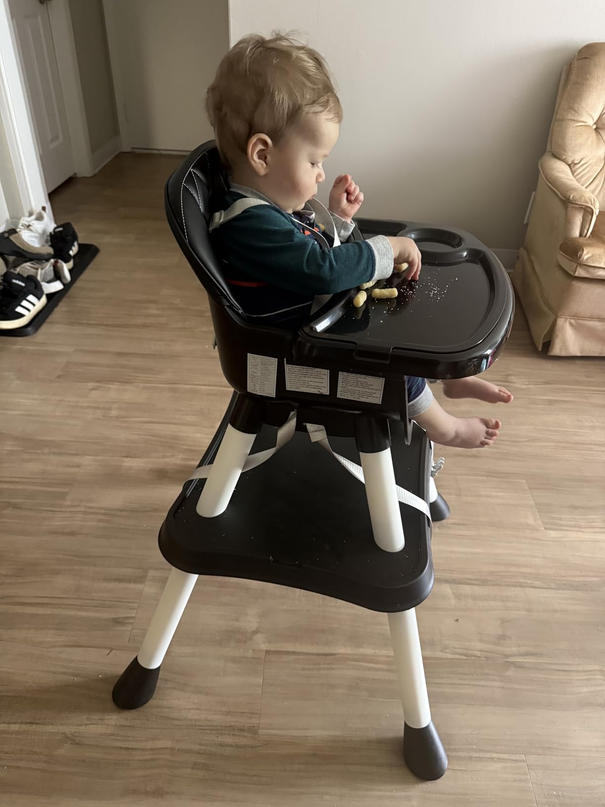 UNISWAN 6 in 1 Baby High Chair, Highchair for Babies and Toddlers customer photo 2