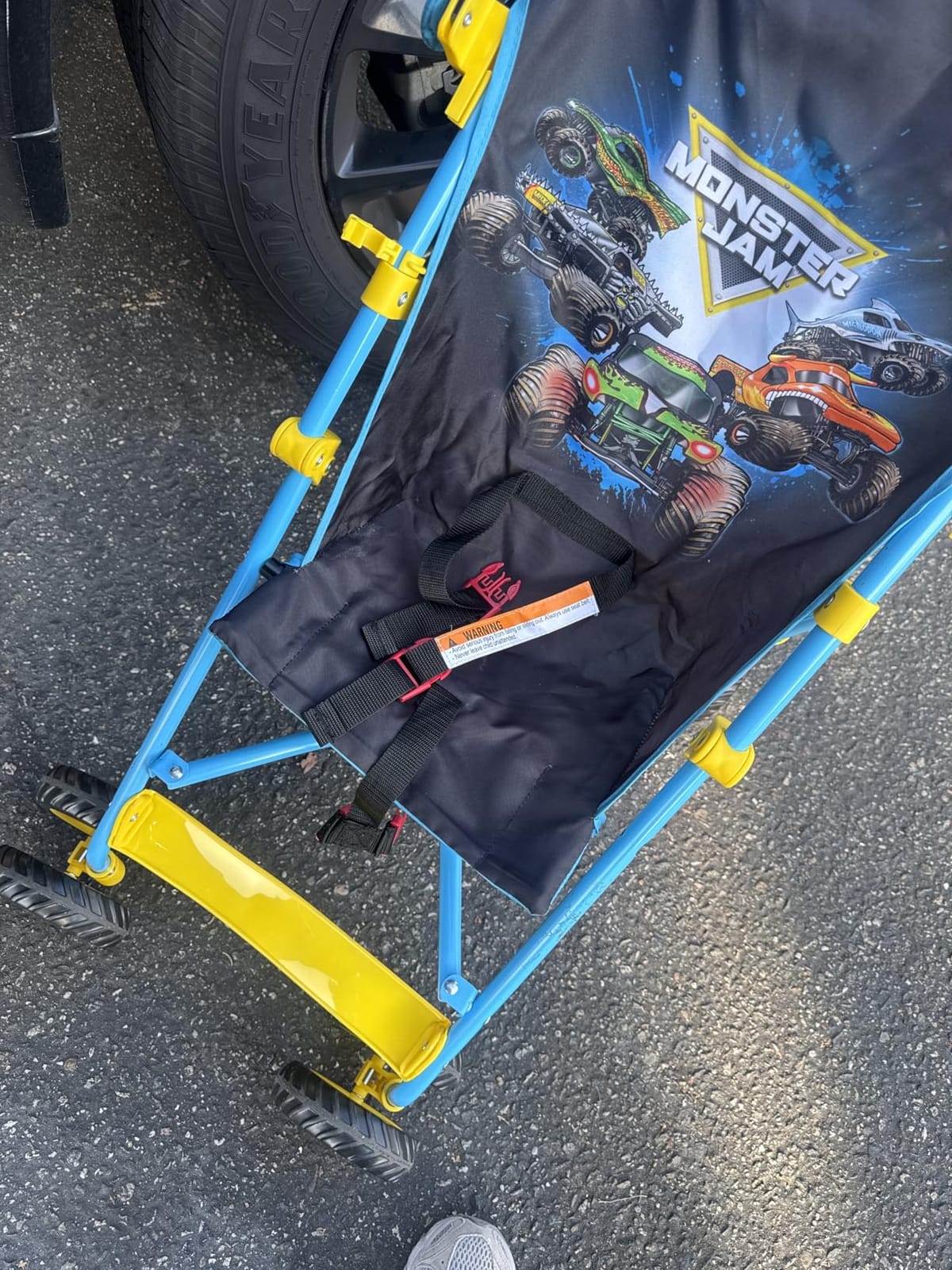 Monster Jam Official Umbrella Stroller - Lightweight Fold with Canopy customer photo 2