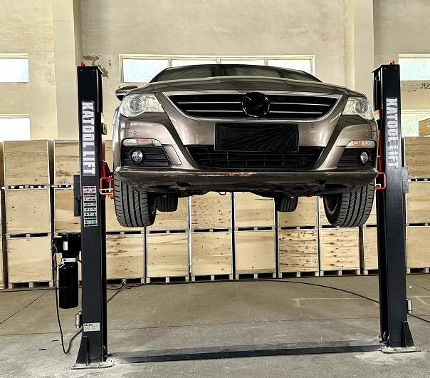 12000 Lbs 4.0HP Two Post Lift Single Lock Release Auto Lift Car Lift 2-Post Lift Truck Hoist customer photo 2