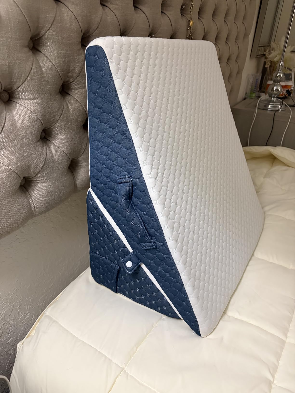 Welzona Wedge Pillow for Sleep Apnea, 12inch Bed Wedge customer photo 1