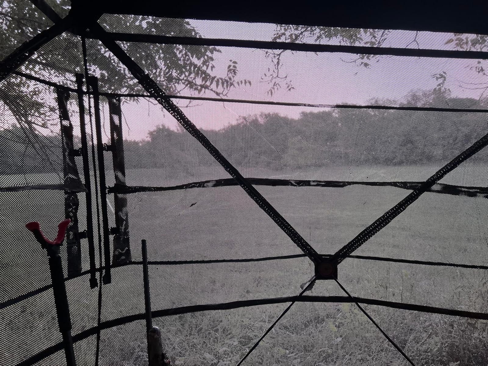 FUNHORUN Hunting Blind with Floor Mat, 360 See Through Ground Blind, Pop Up customer photo 1