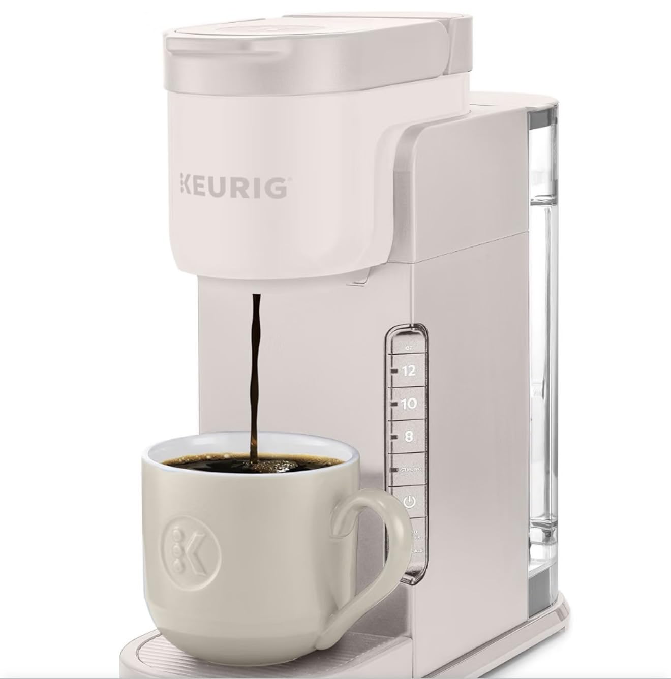 Keurig K-Express Single Serve K-Cup Pod Coffee Maker, 3 Brew Sizes, Strong Button Feature, 42oz Removable Reservoir, Warm Stone customer photo 1