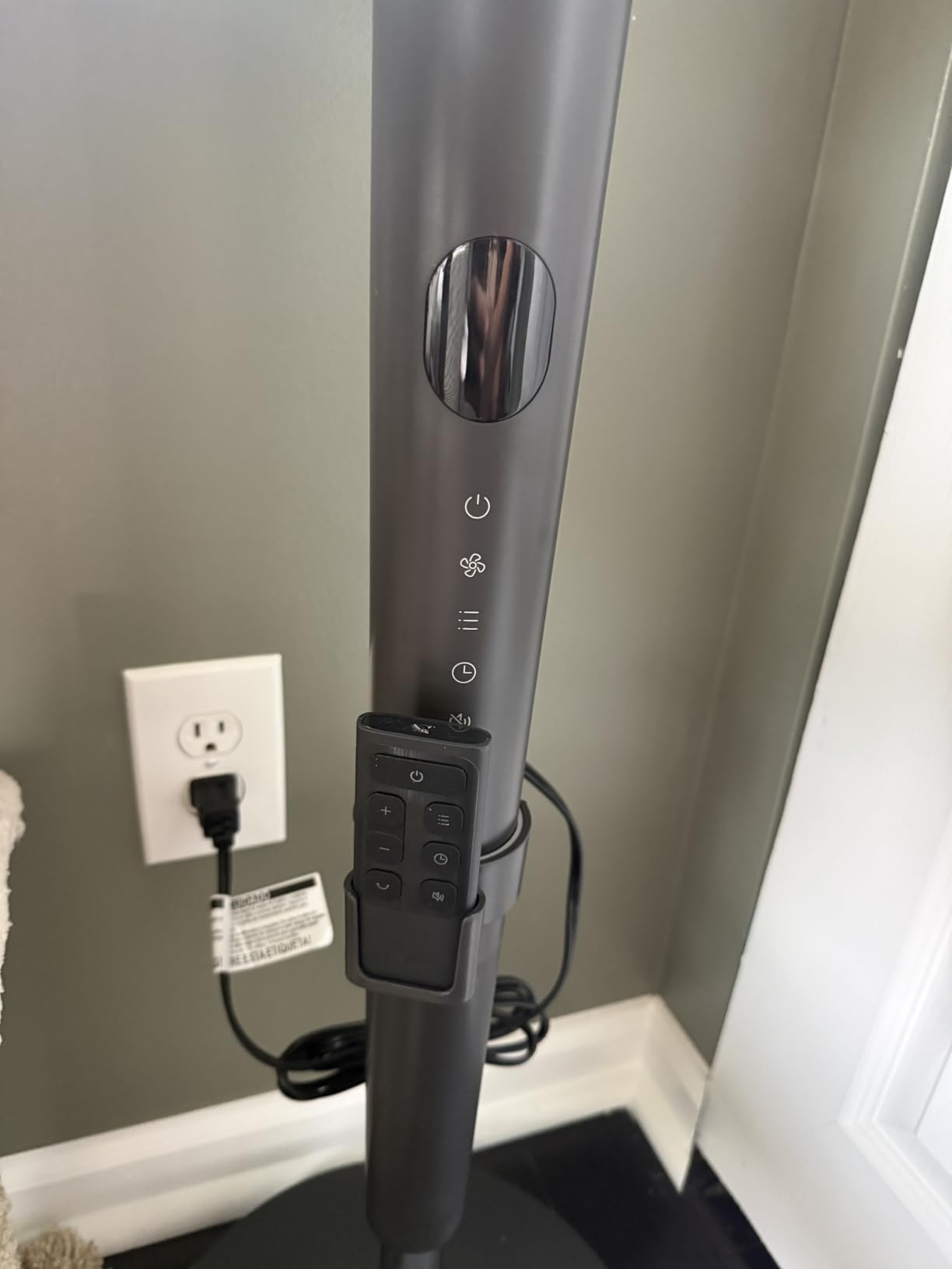 DREO Pedestal Fan for Bedroom, 100ft Airflow, Quiet DC Motor Standing Fan customer photo 2