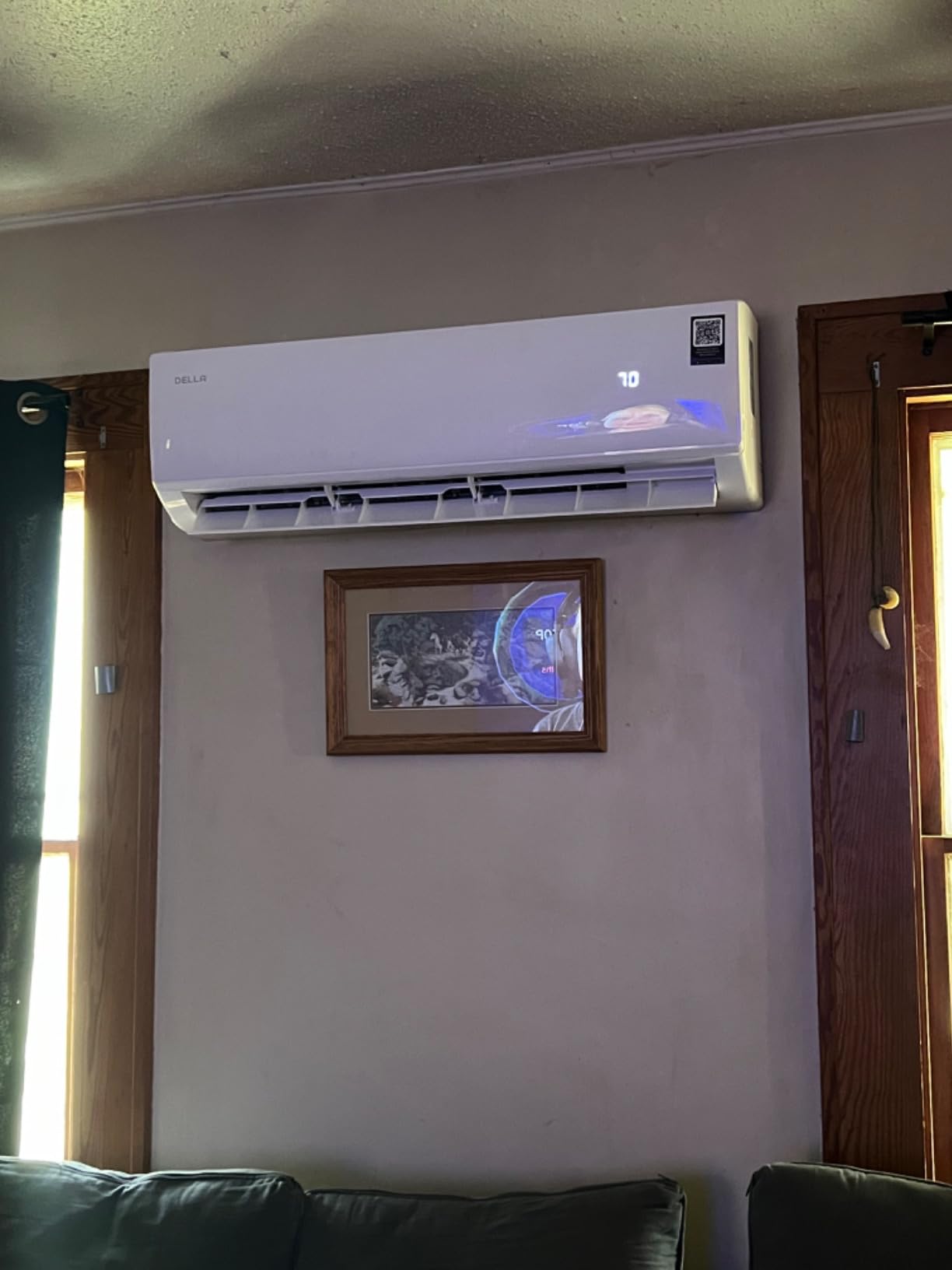 DELLA Econo Series 23000 BTU Mini Split Air Conditioner 17 SEER2, 230V Cools up to 1500 Sq. Ft, Works with Alexa and Wifi, Heater Ductless Inverter System with Heat Pump,16.4ft Installation Kit customer photo 2